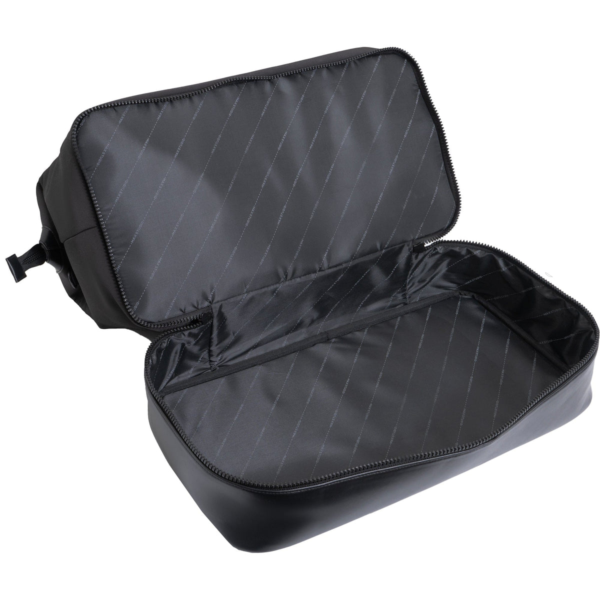 Max Studio Sport Nylon & Faux Leather Drop Bottom Duffel Bag