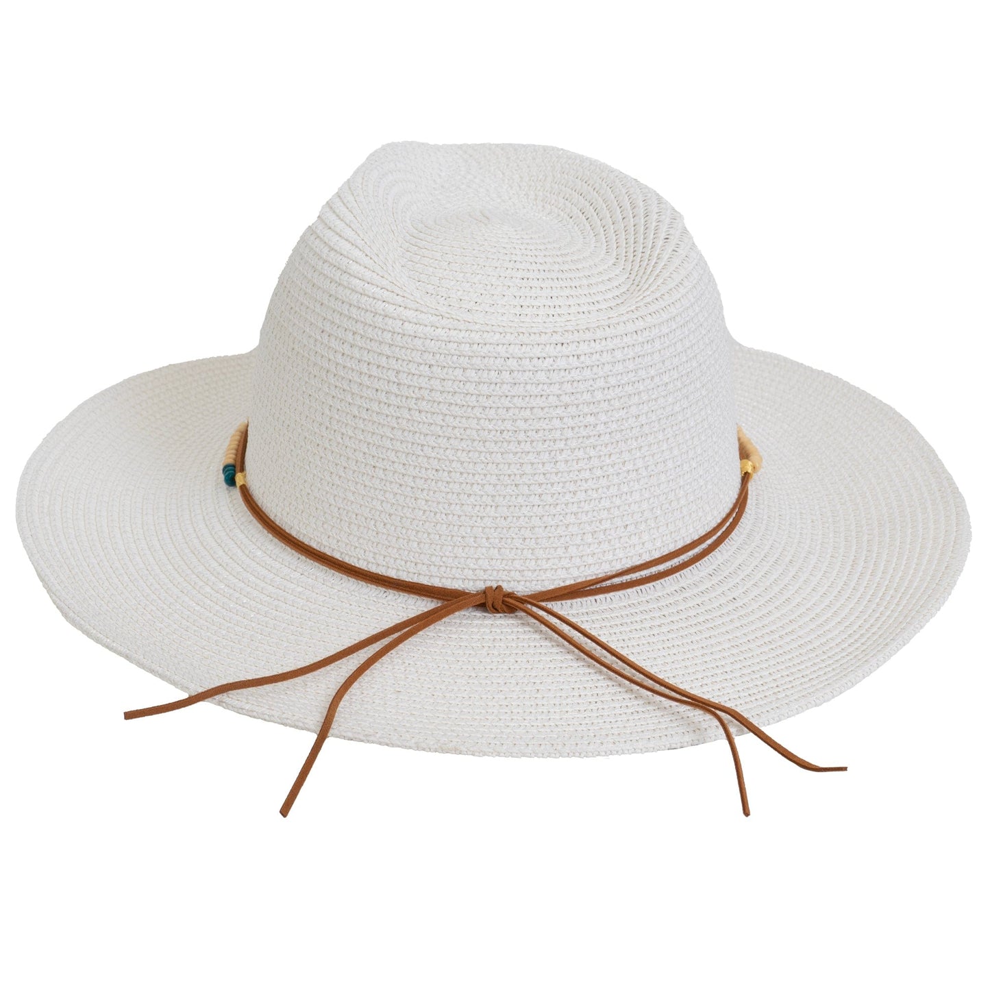 Magid Beaded Macrame Straw Cowboy Hat