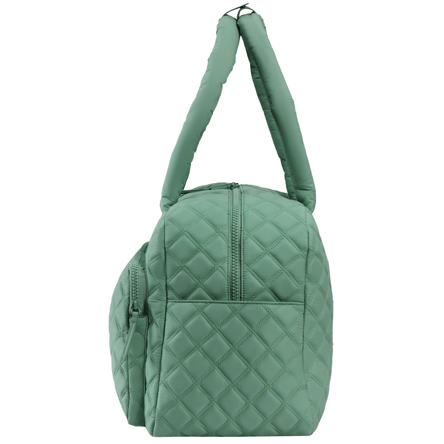 Joan & David Two Pocket Diamond Quilted 22 in. Duffel Bag