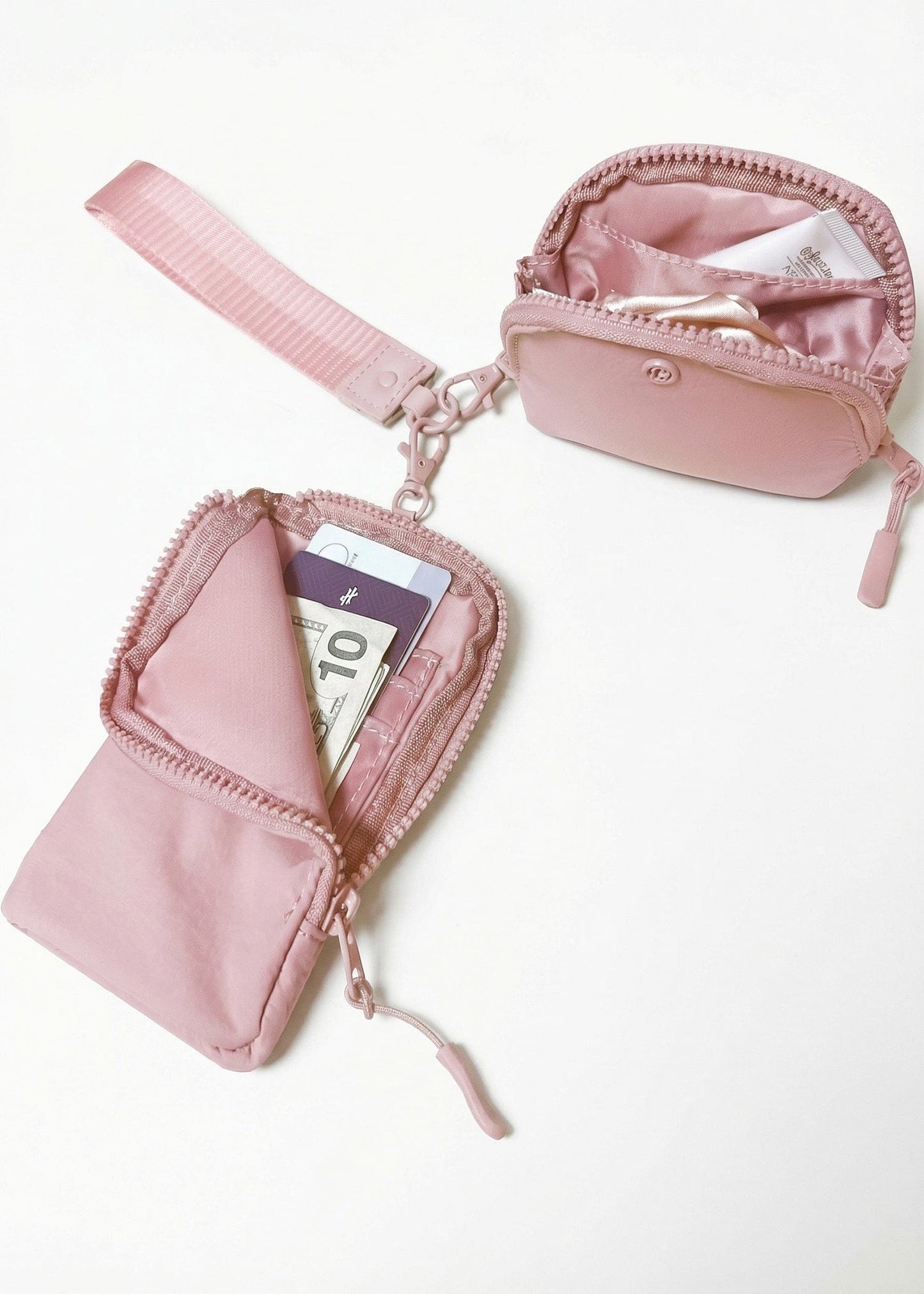 Joan & David The Hold-All Sport Nylon 3 Piece Set Phone Case Wallet, Zip Coin Pouch & Key Chain Lanyard