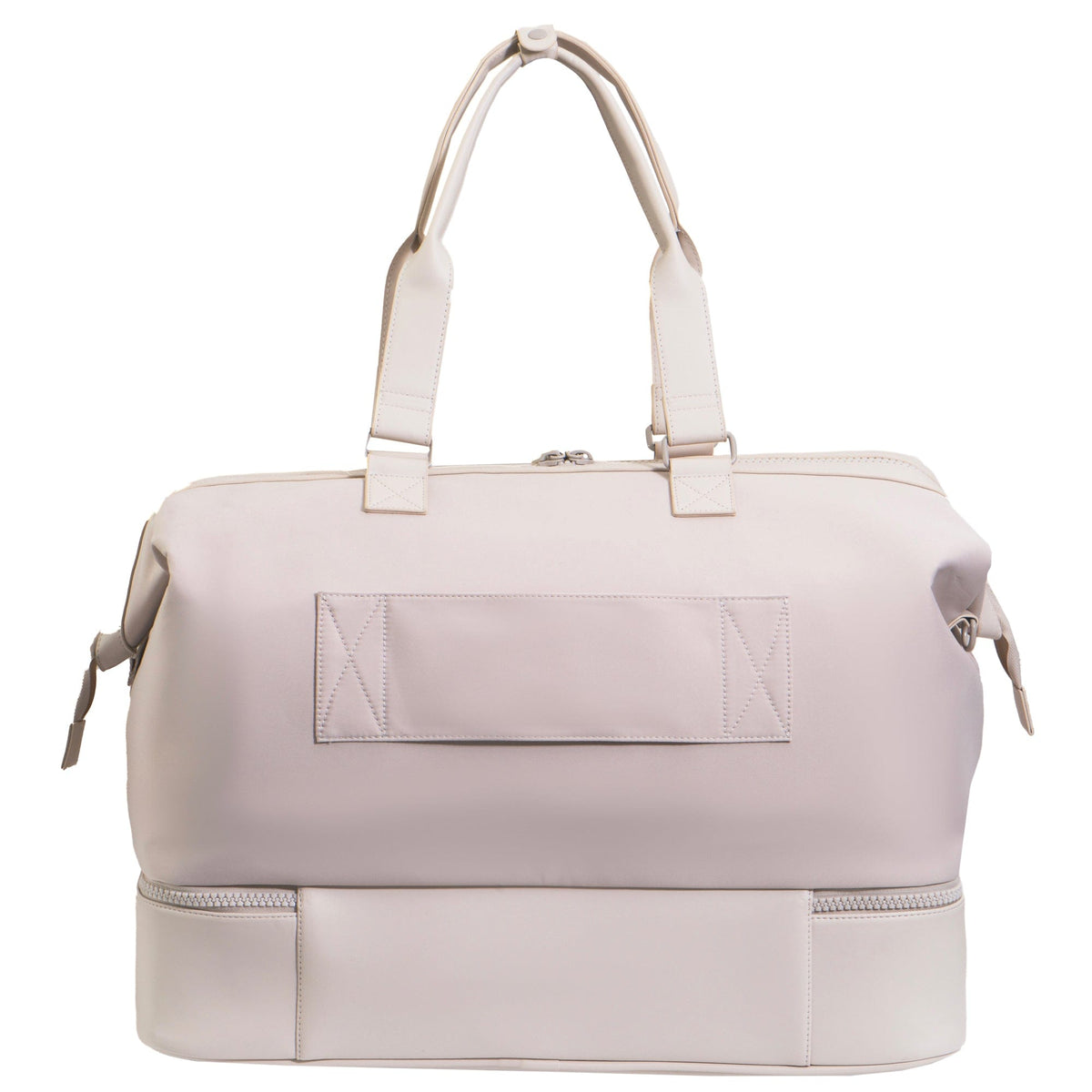 Max Studio Sport Nylon & Faux Leather Drop Bottom Duffel Bag
