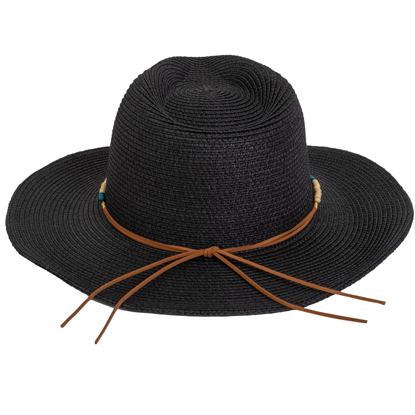 Magid Beaded Macrame Straw Cowboy Hat
