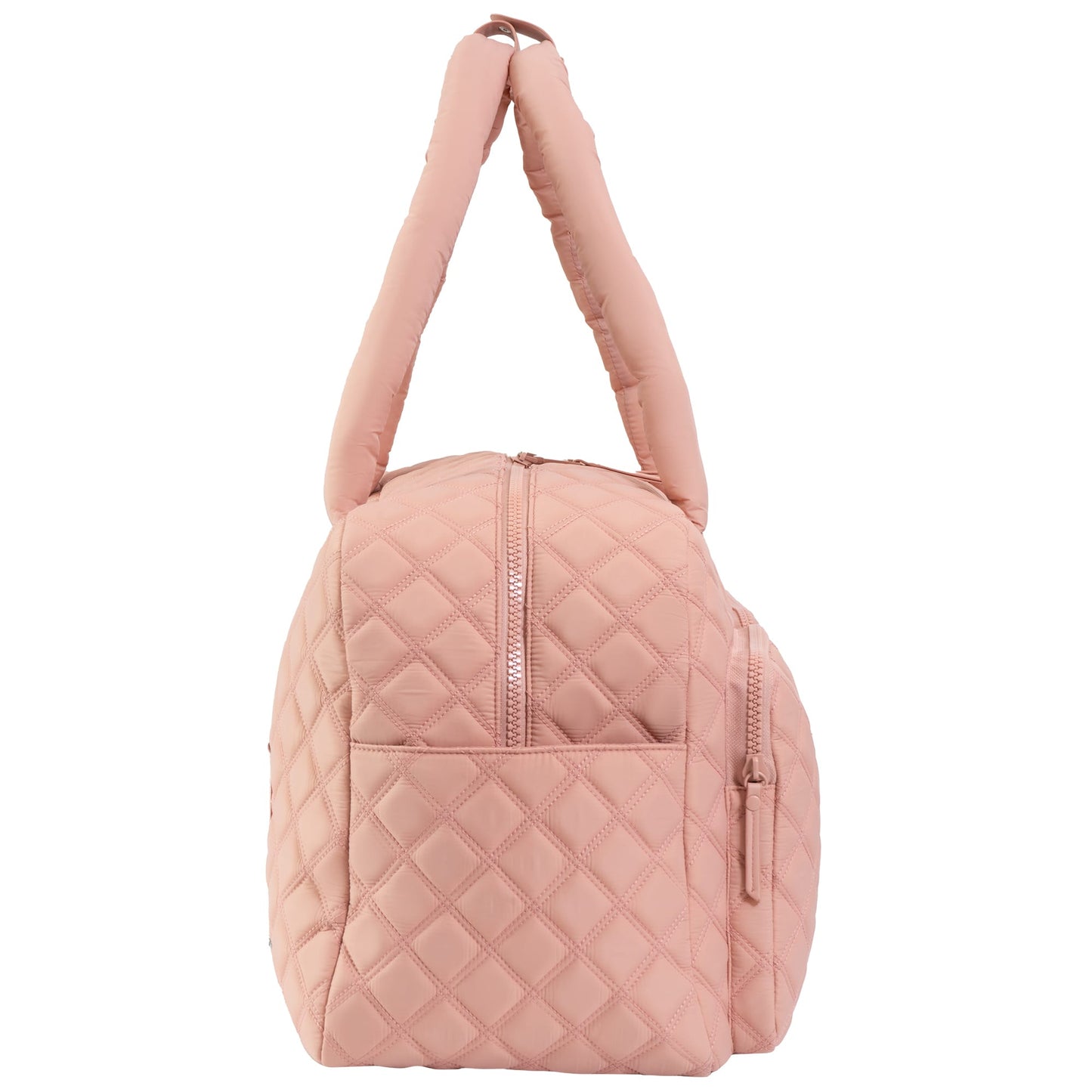 Joan & David Two Pocket Diamond Quilted 22 in. Duffel Bag