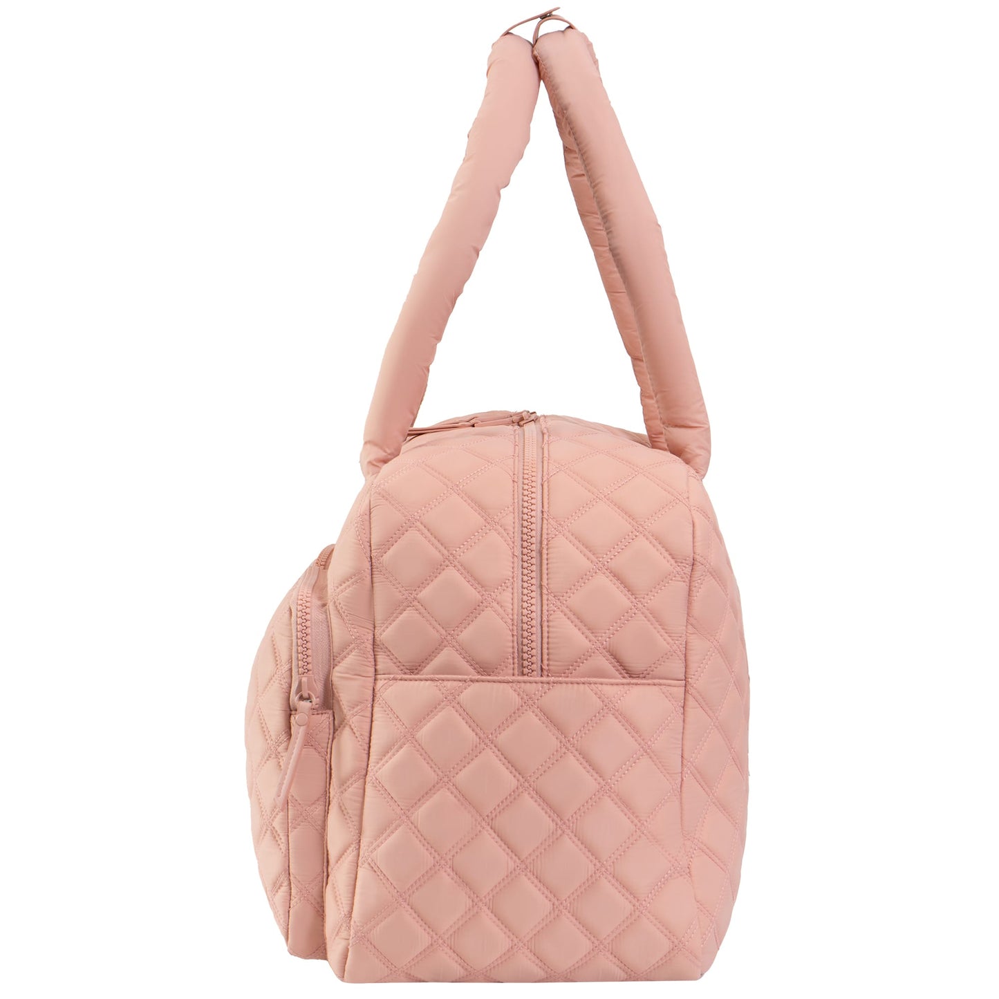 Joan & David Two Pocket Diamond Quilted 22 in. Duffel Bag