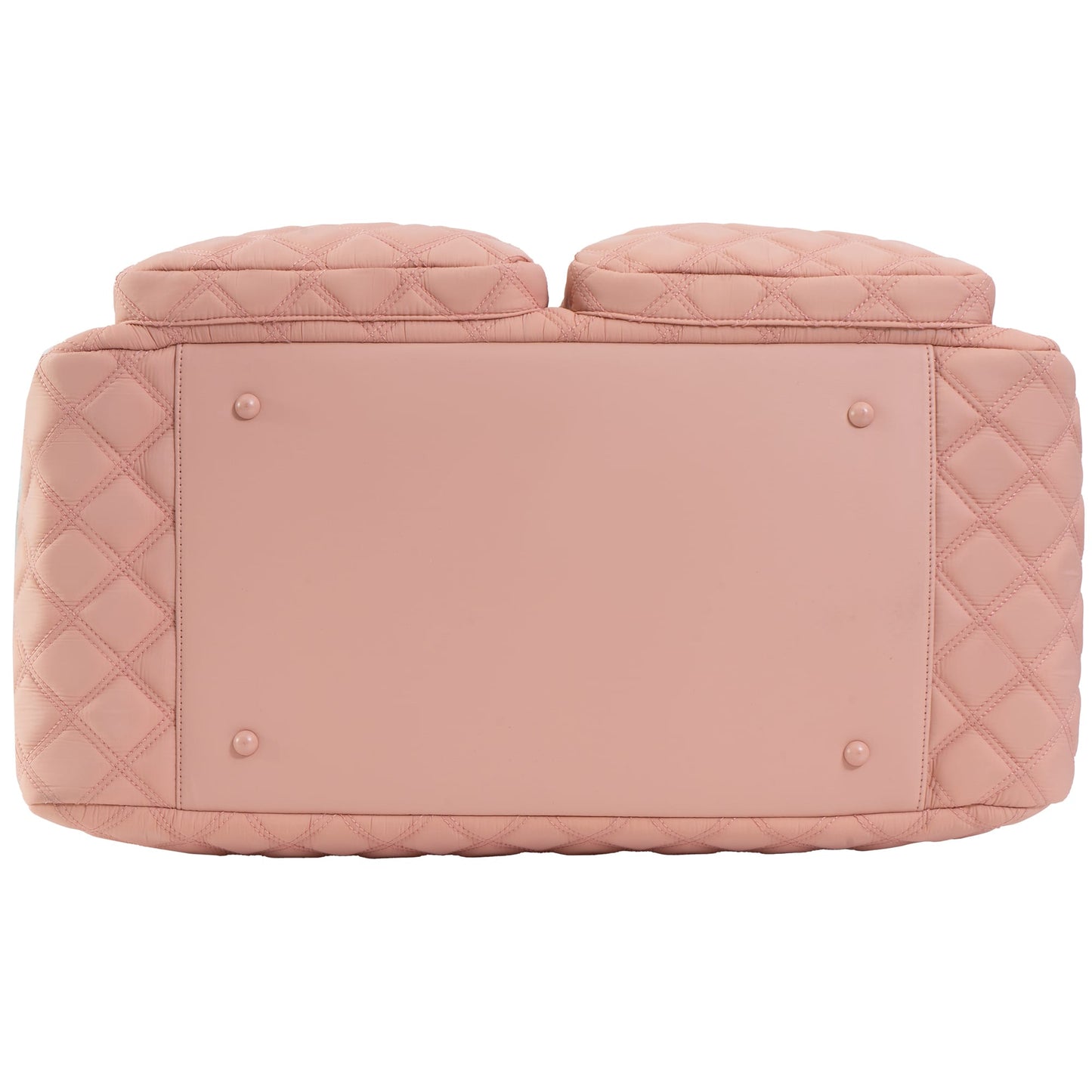 Joan & David Two Pocket Diamond Quilted 22 in. Duffel Bag