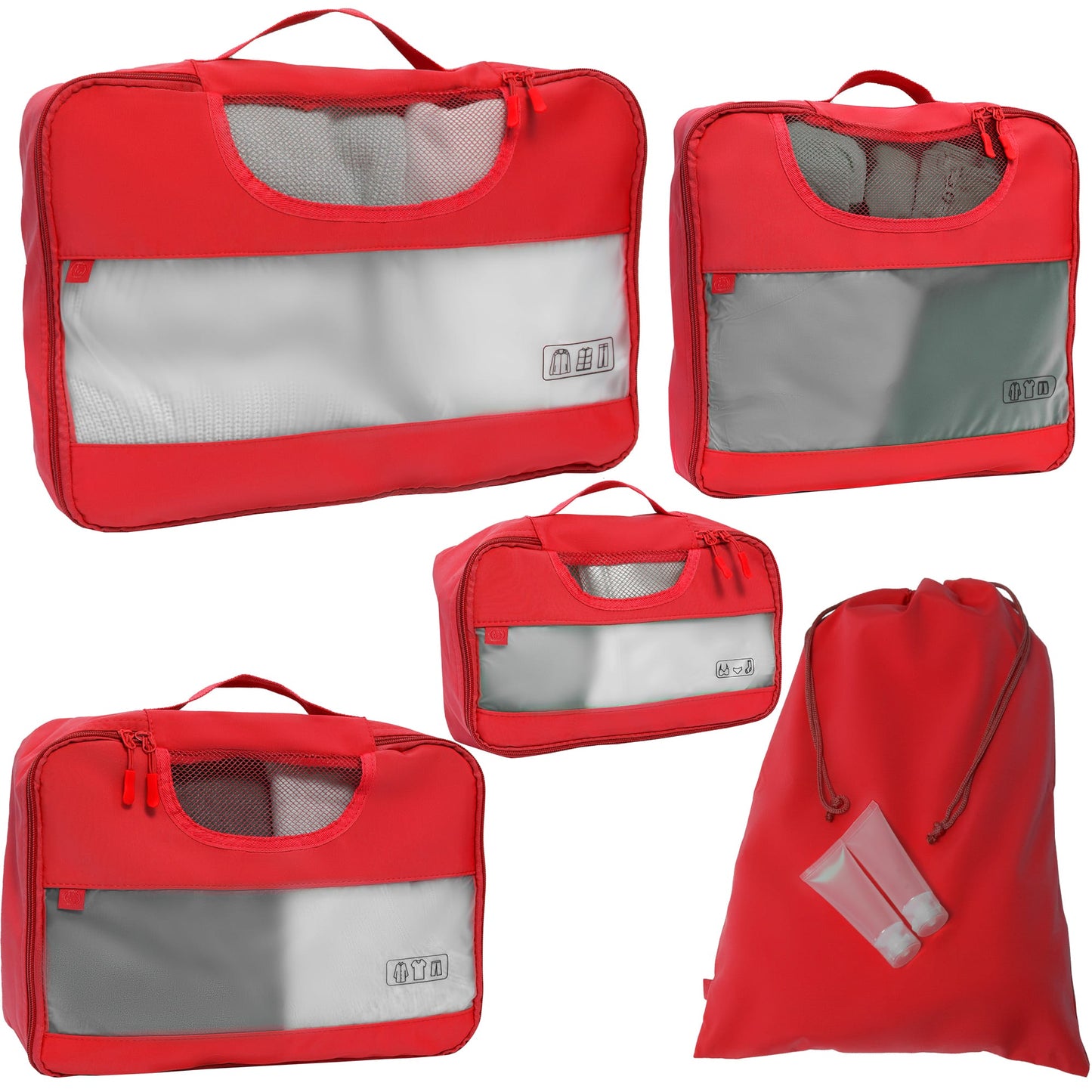 Joan & David 6 Piece Travel Packing Cube Set