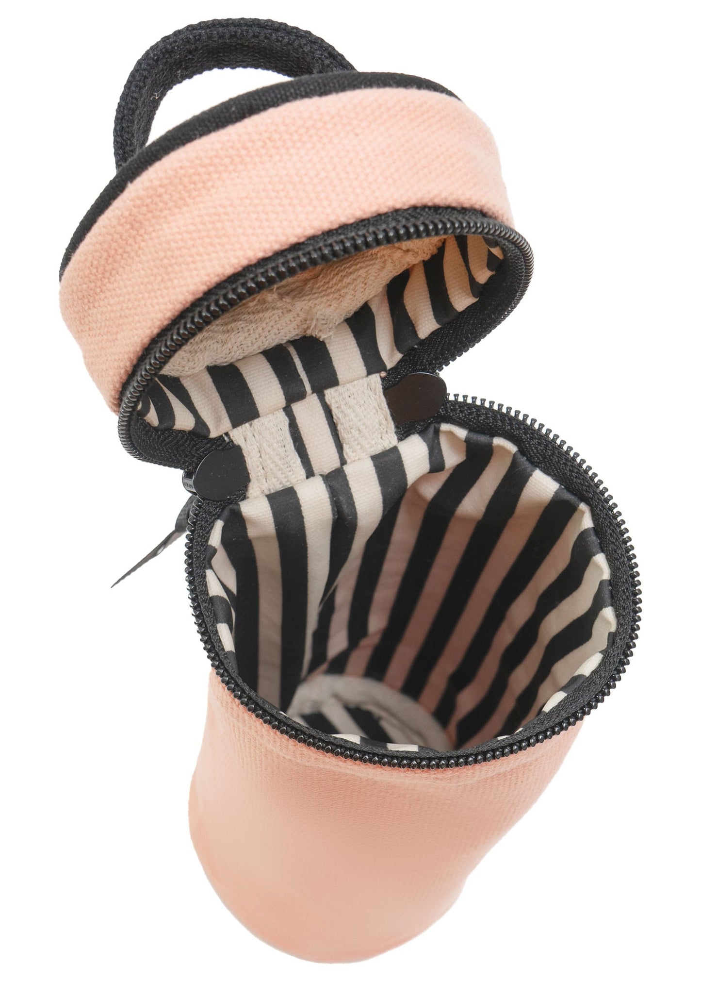 La L'Amour 16oz Cotton Canvas Top Handle Cylinder Toothbrush Case