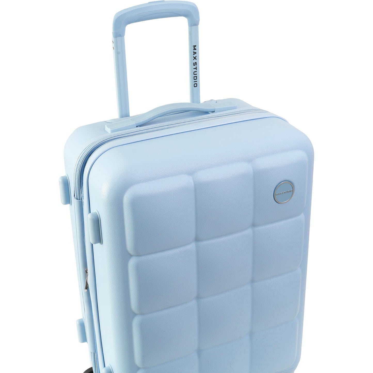 Max Studio The Square Embossed ABS 2-Piece Hard-Sided Luggage Set