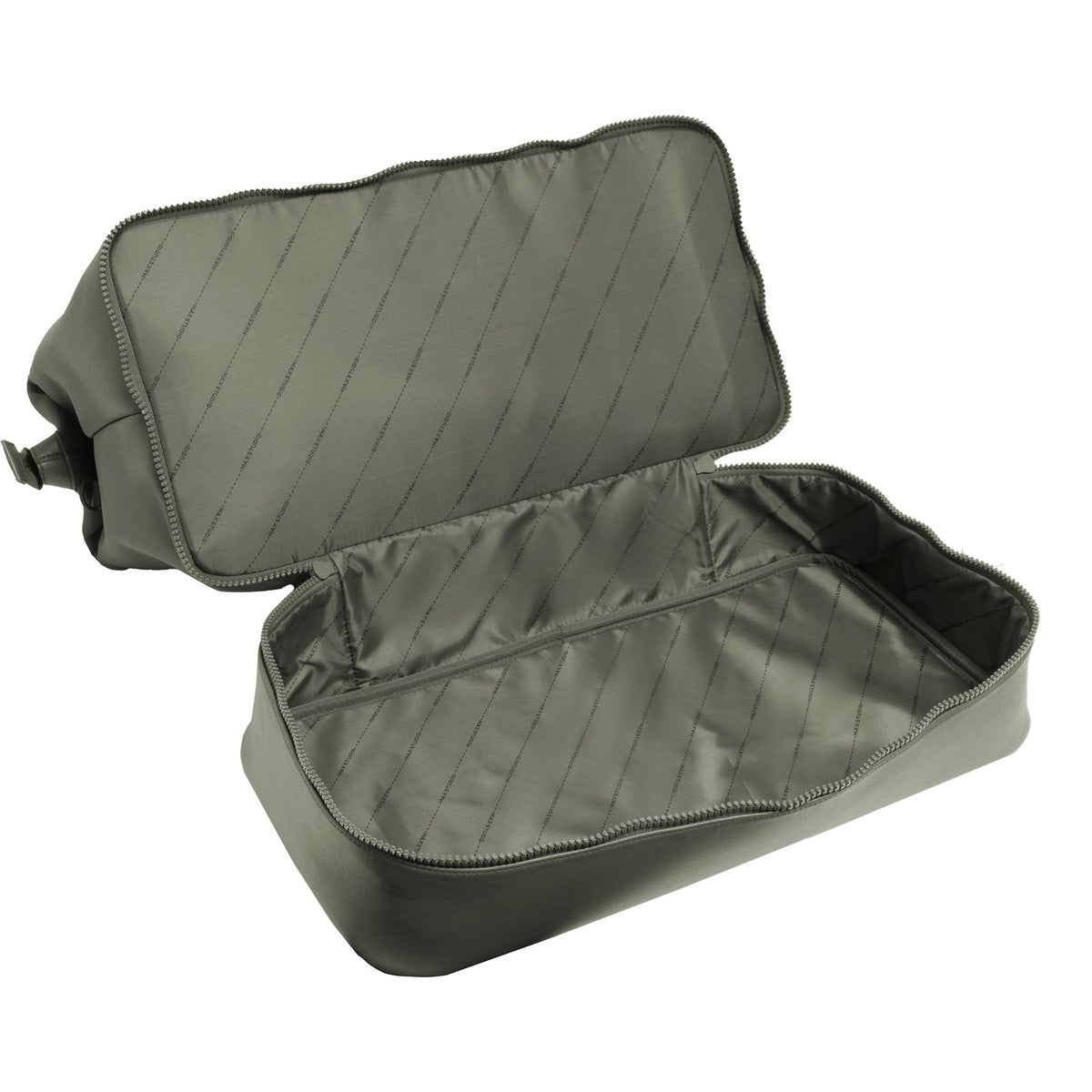 Max Studio Sport Nylon & Faux Leather Drop Bottom Duffel Bag