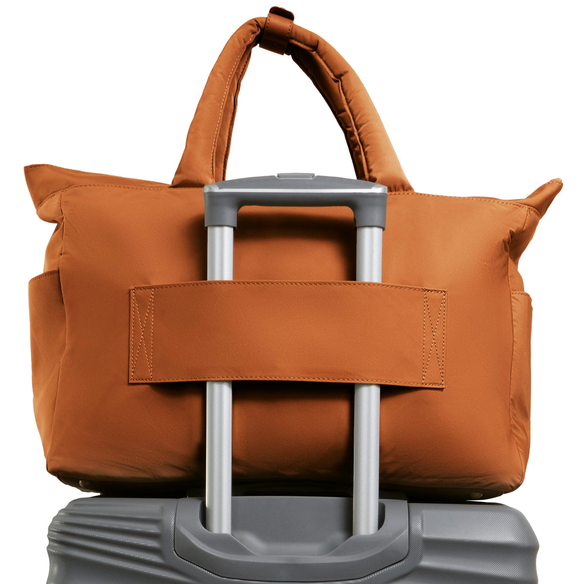 Max Studio The Sylvia 21 Inch Twill Nylon Double Handle Weekender Duffle