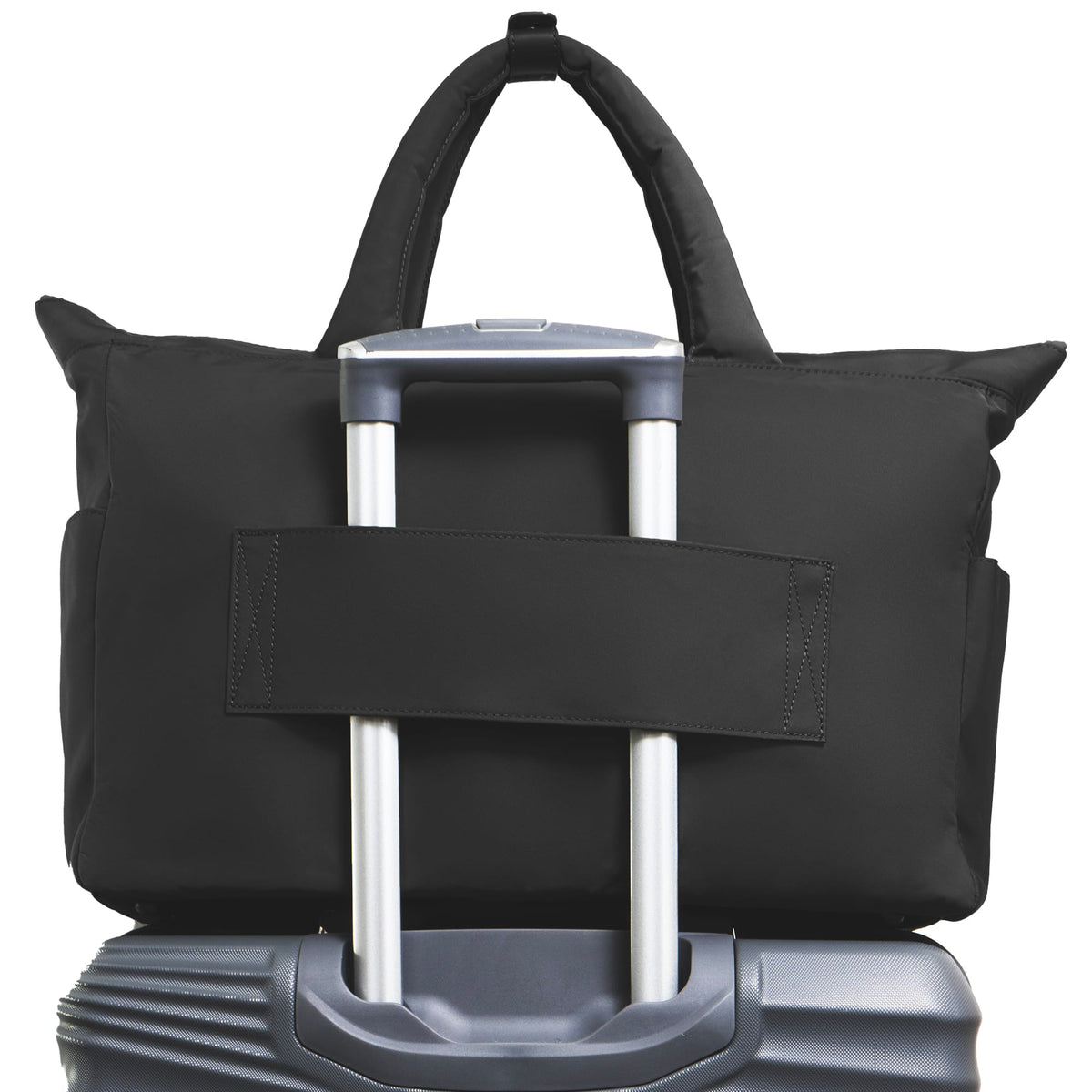 Max Studio The Sylvia 21 Inch Twill Nylon Double Handle Weekender Duffle