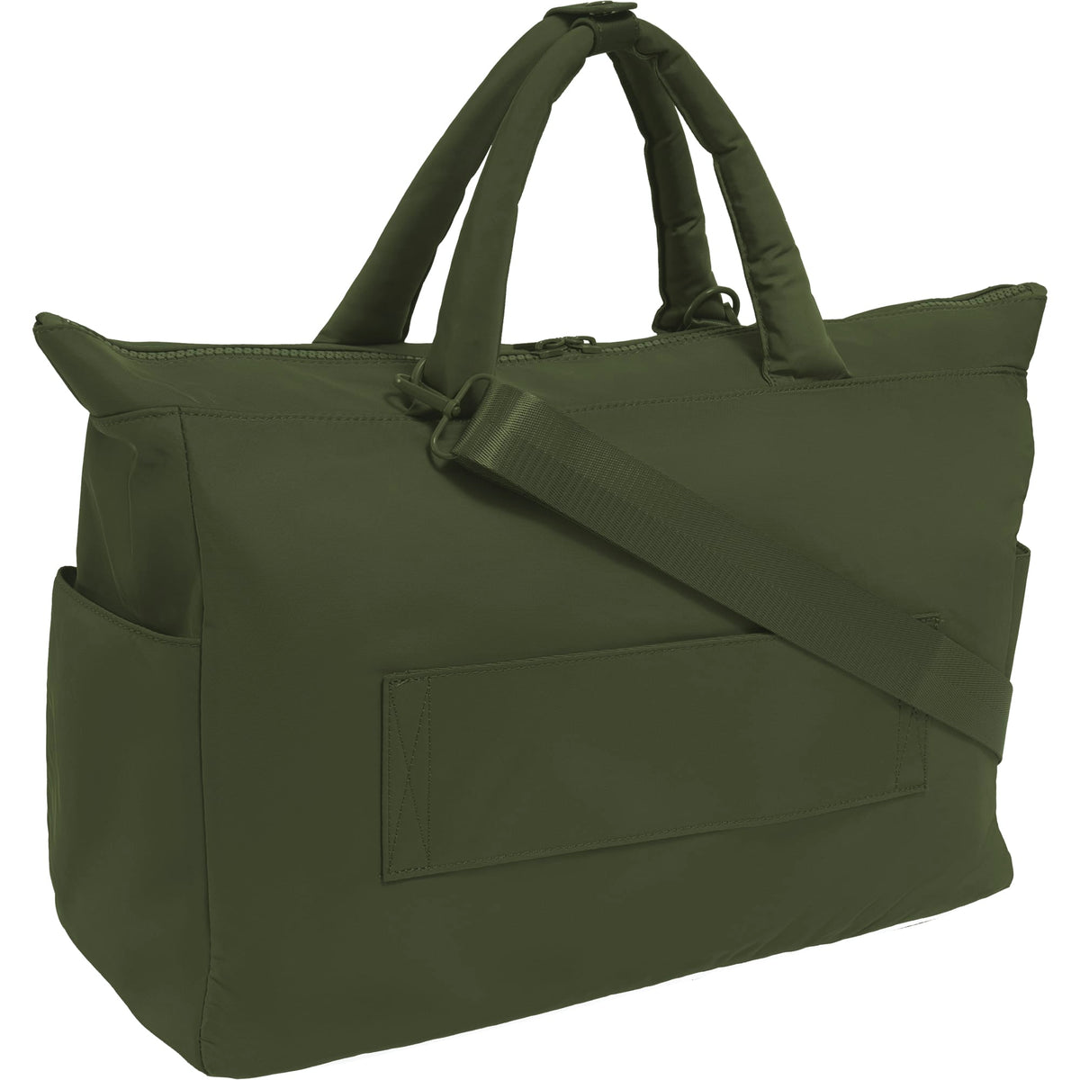 Max Studio The Sylvia 21 Inch Twill Nylon Double Handle Weekender Duffle