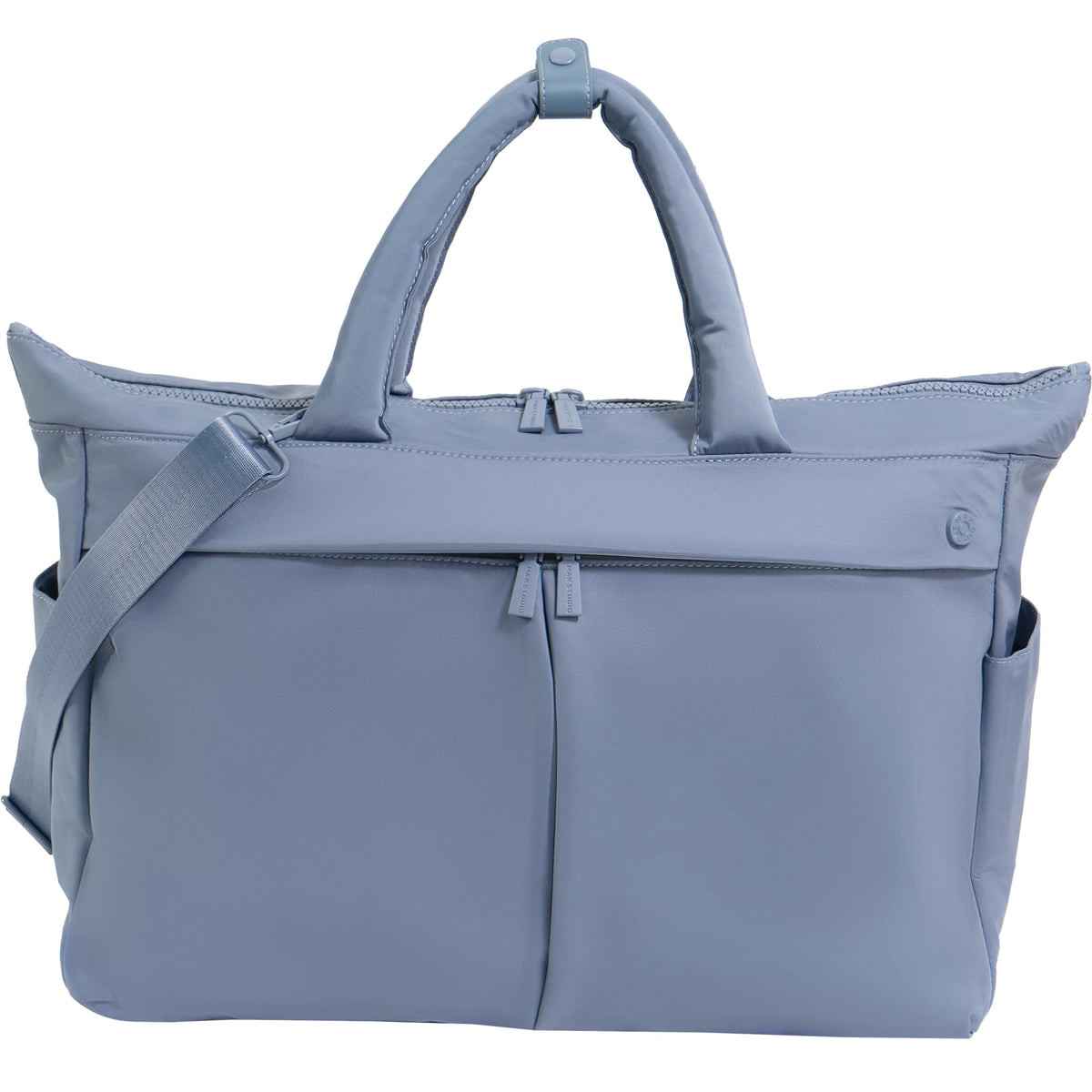 Max Studio The Sylvia 21 Inch Twill Nylon Double Handle Weekender Duffle