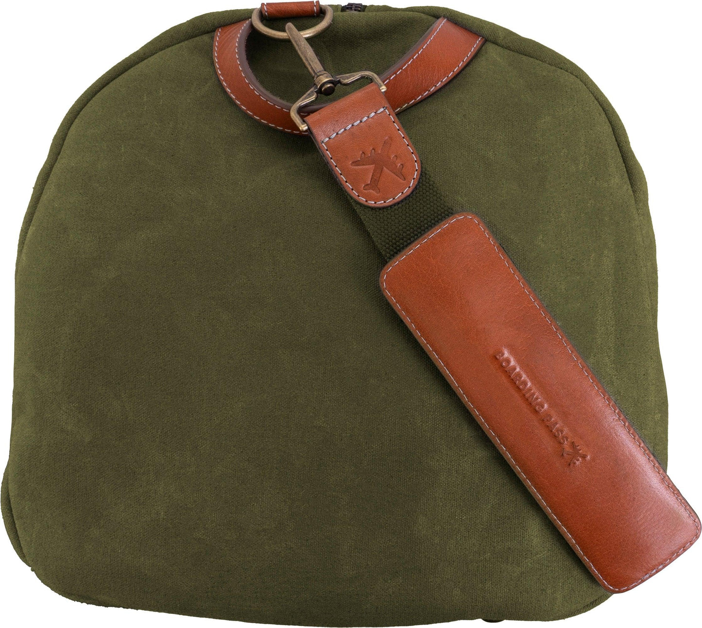Boarding Pass The Voyager 21" Waxed Canvas Duffel - Olive
