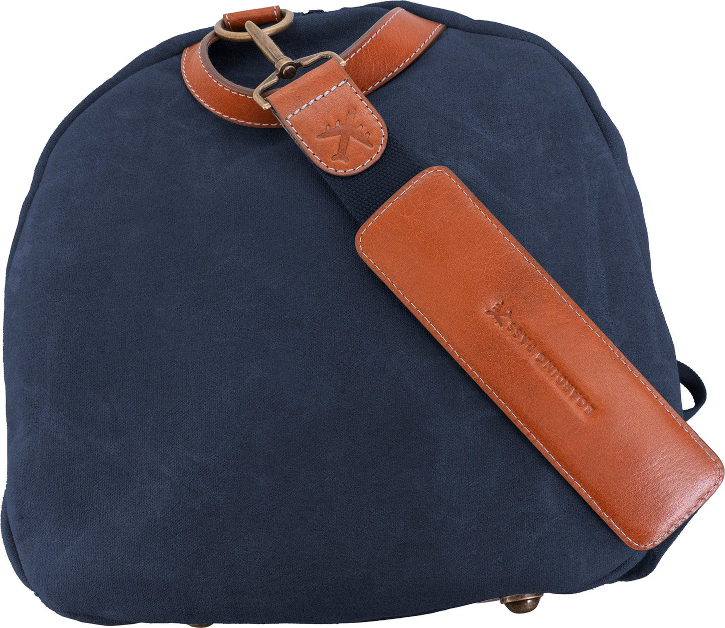 Boarding Pass The Voyager 21" Waxed Canvas Duffel - Navy