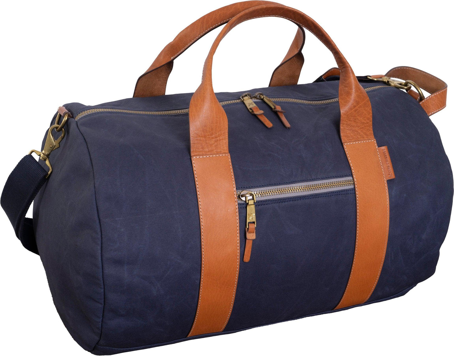 Boarding Pass The Voyager 21" Waxed Canvas Duffel - Navy