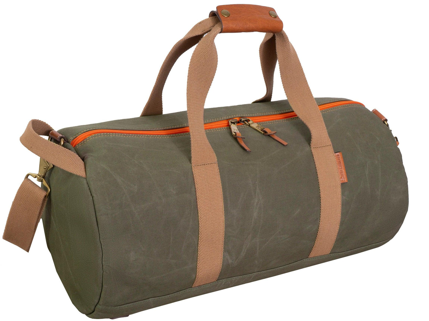 Voyager 20"Waxed Canvas Shoe Pocket Duffel