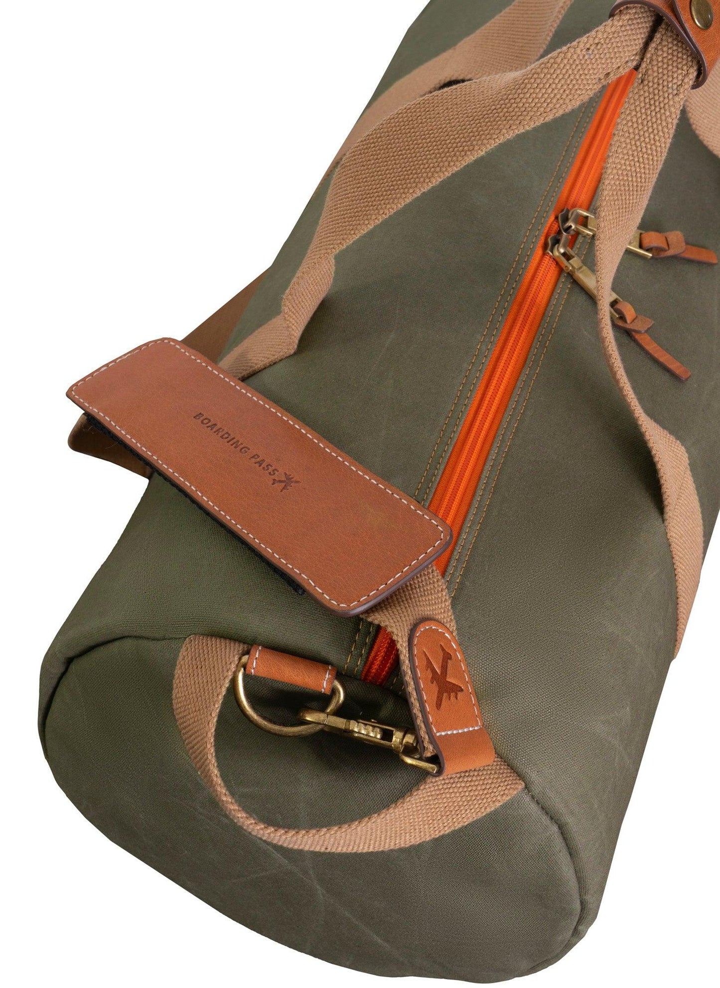 Voyager 20"Waxed Canvas Shoe Pocket Duffel