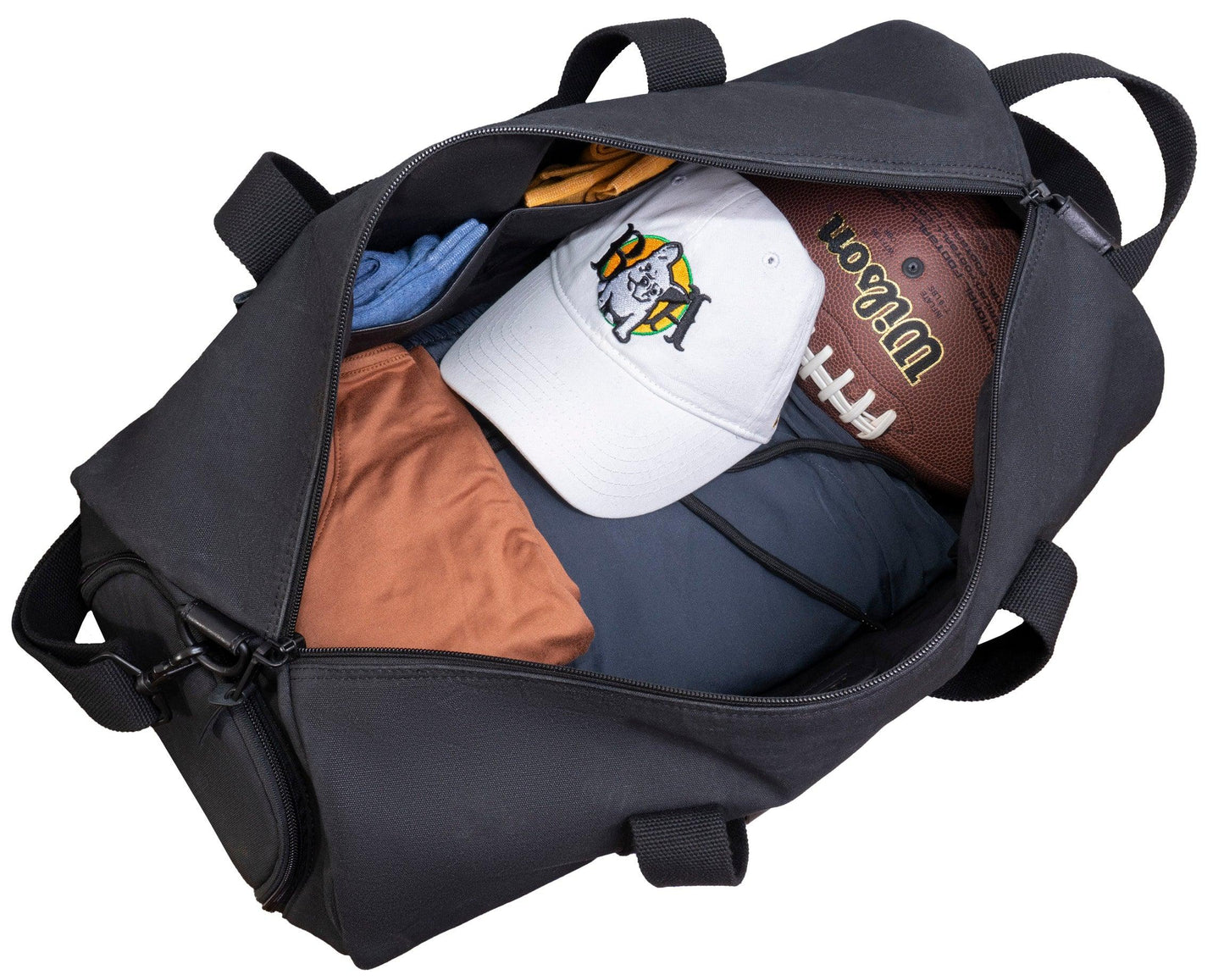 Voyager 20"Waxed Canvas Shoe Pocket Duffel
