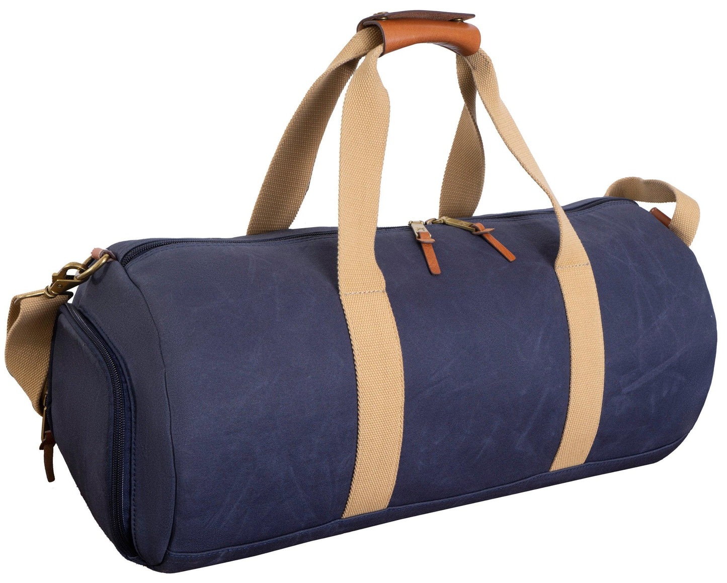 Voyager 20"Waxed Canvas Shoe Pocket Duffel