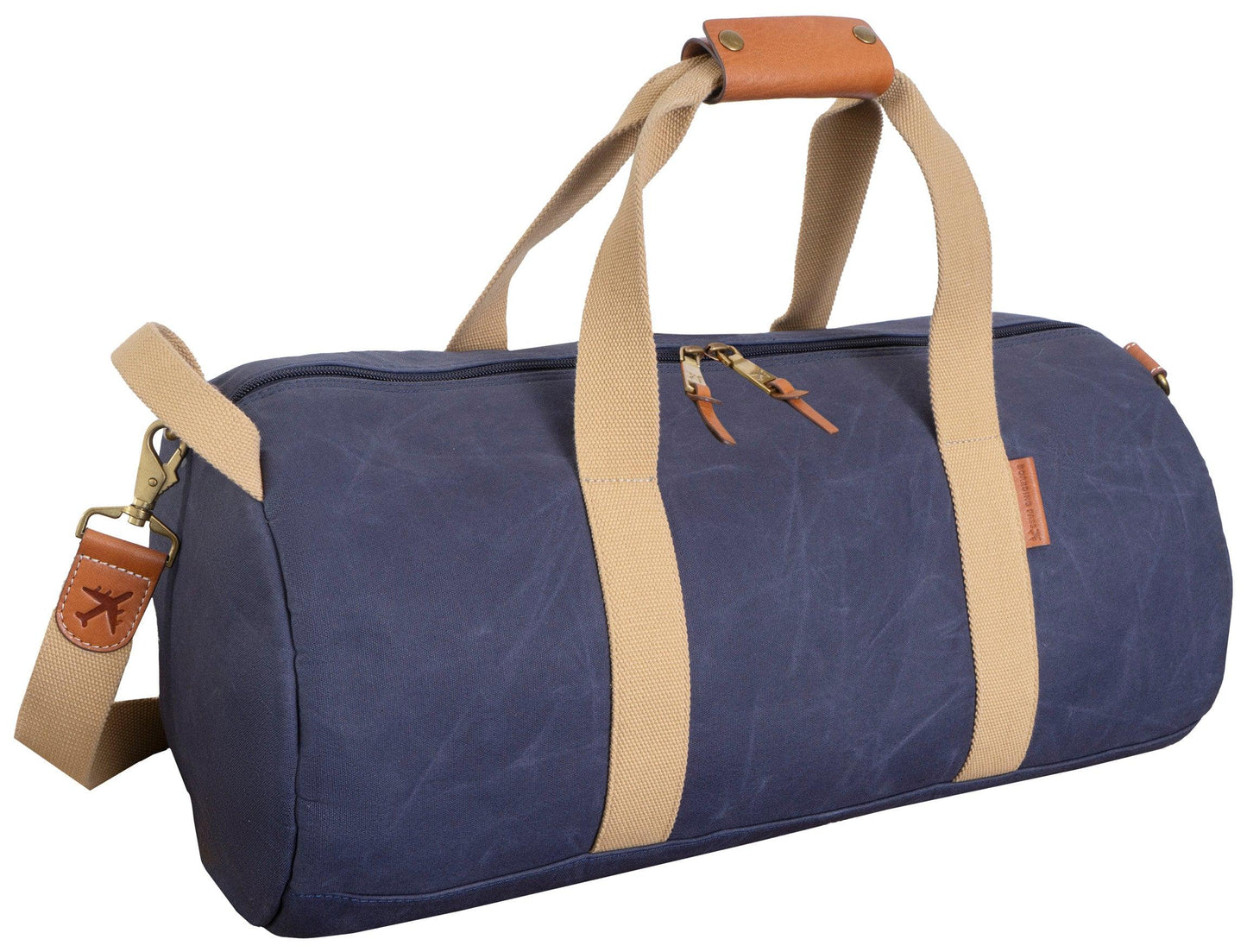 Voyager 20"Waxed Canvas Shoe Pocket Duffel