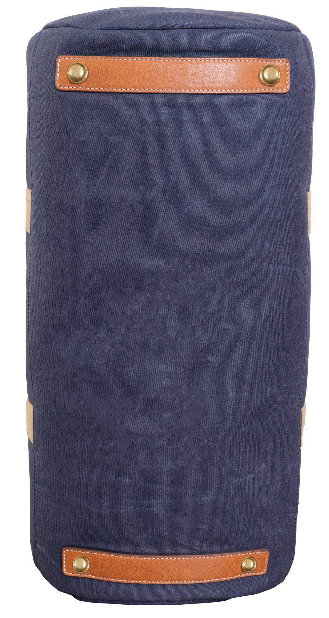 Voyager 20"Waxed Canvas Shoe Pocket Duffel
