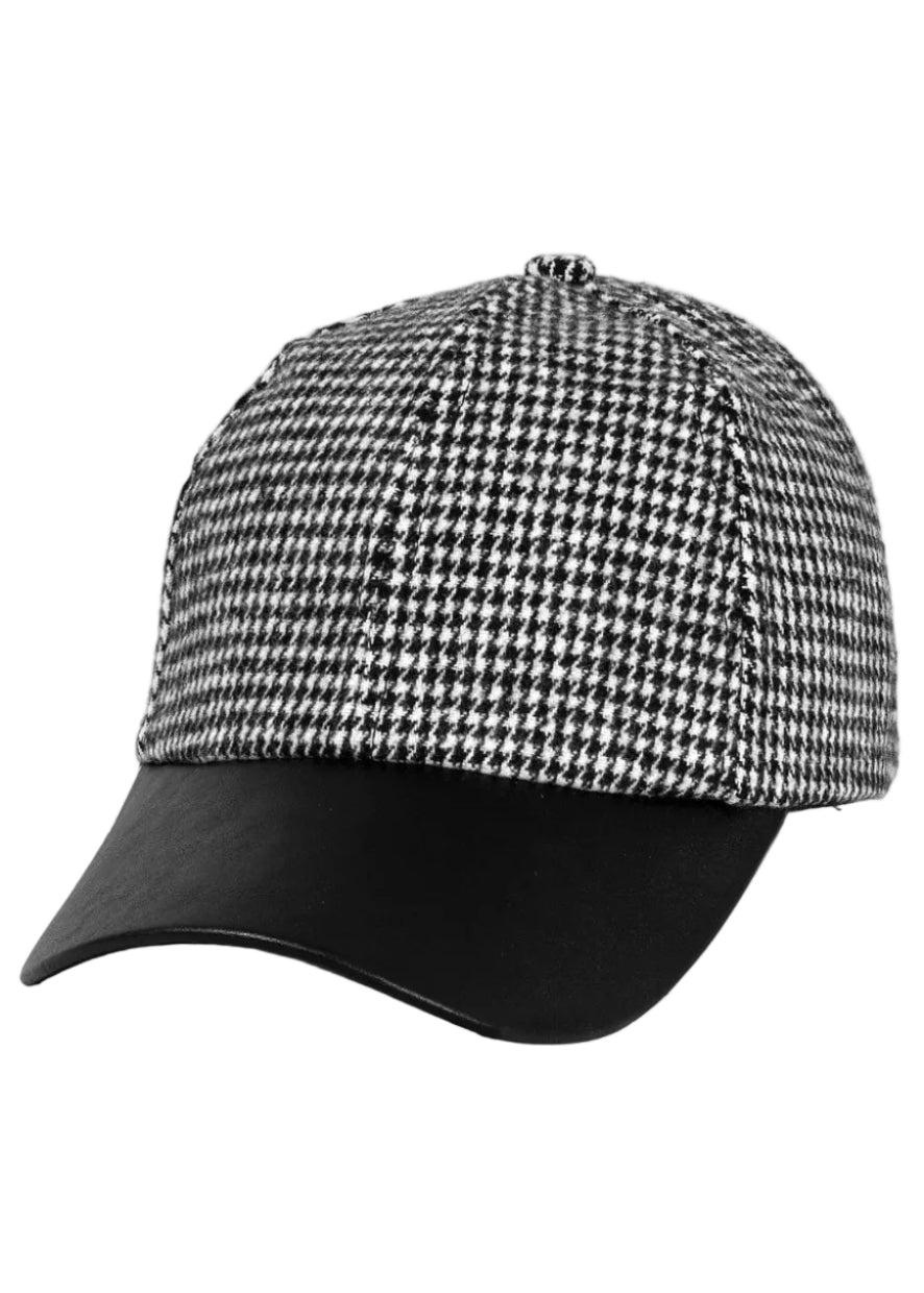 Magid Houndstooth Baseball Cap