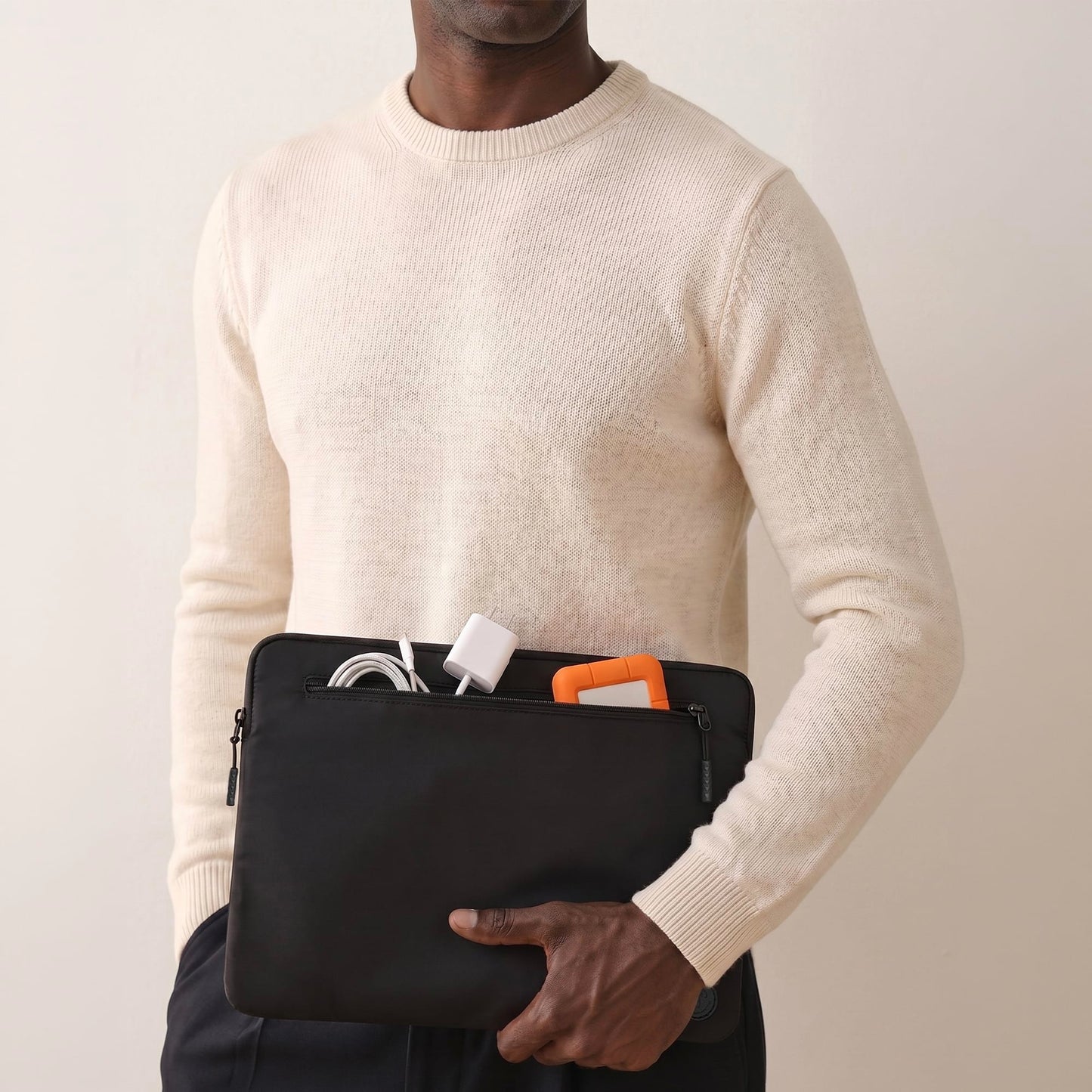 Jack Abrahams The Apex Nylon Protective Padded Laptop Sleeve