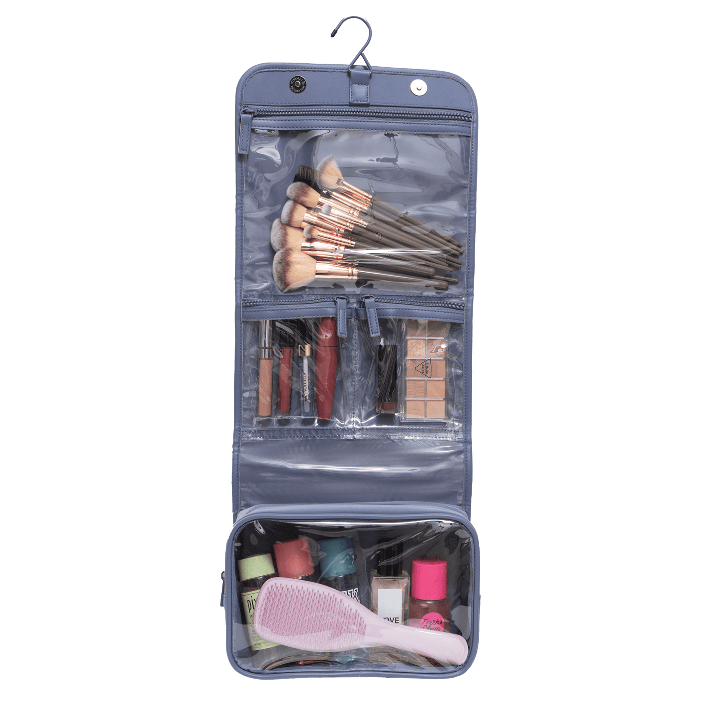 Joan & David High Density Sport Nylon Roll Hanging Toiletry Organizer Bag