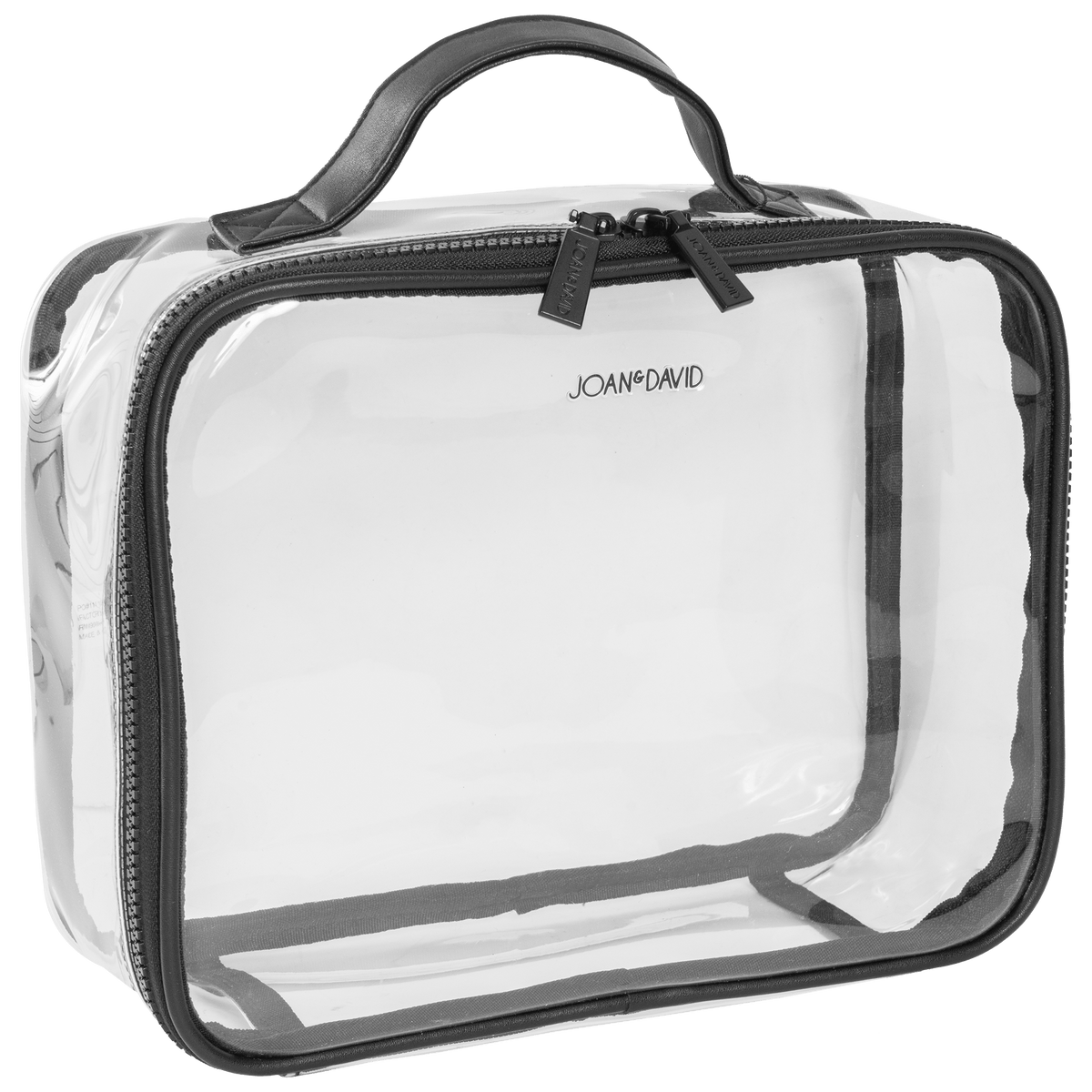 Joan & David Tonal Sport Nylon 4-Piece Clear Cosmetic Bag Set