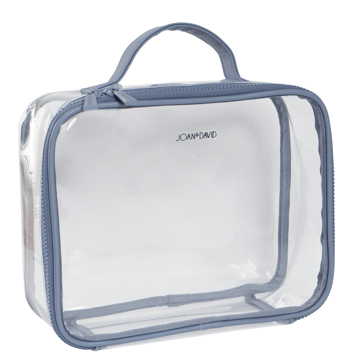 Joan & David Tonal Sport Nylon 4-Piece Clear Cosmetic Bag Set