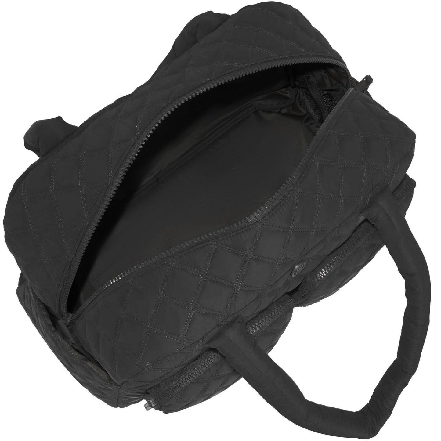 Joan & David Two Pocket Diamond Quilted 22 in. Duffel Bag