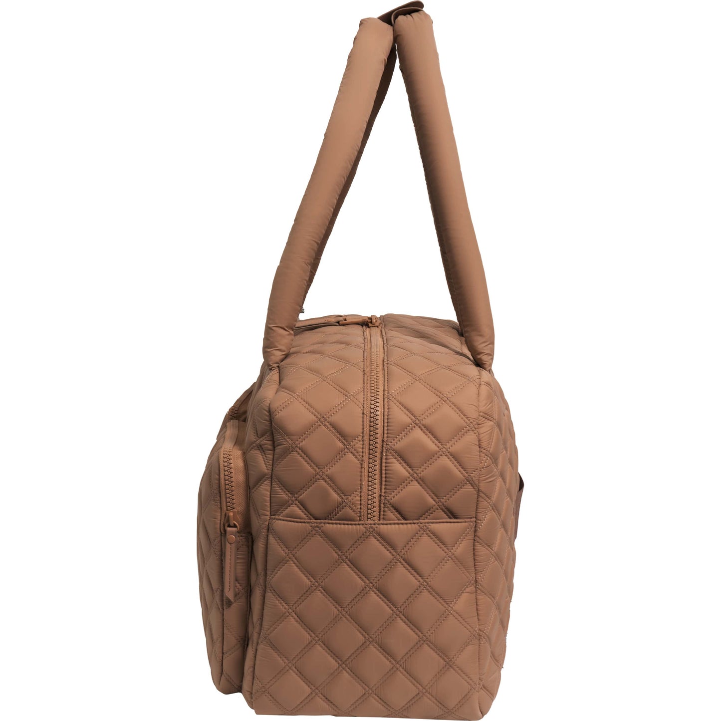 Joan & David Two Pocket Diamond Quilted 22 in. Duffel Bag
