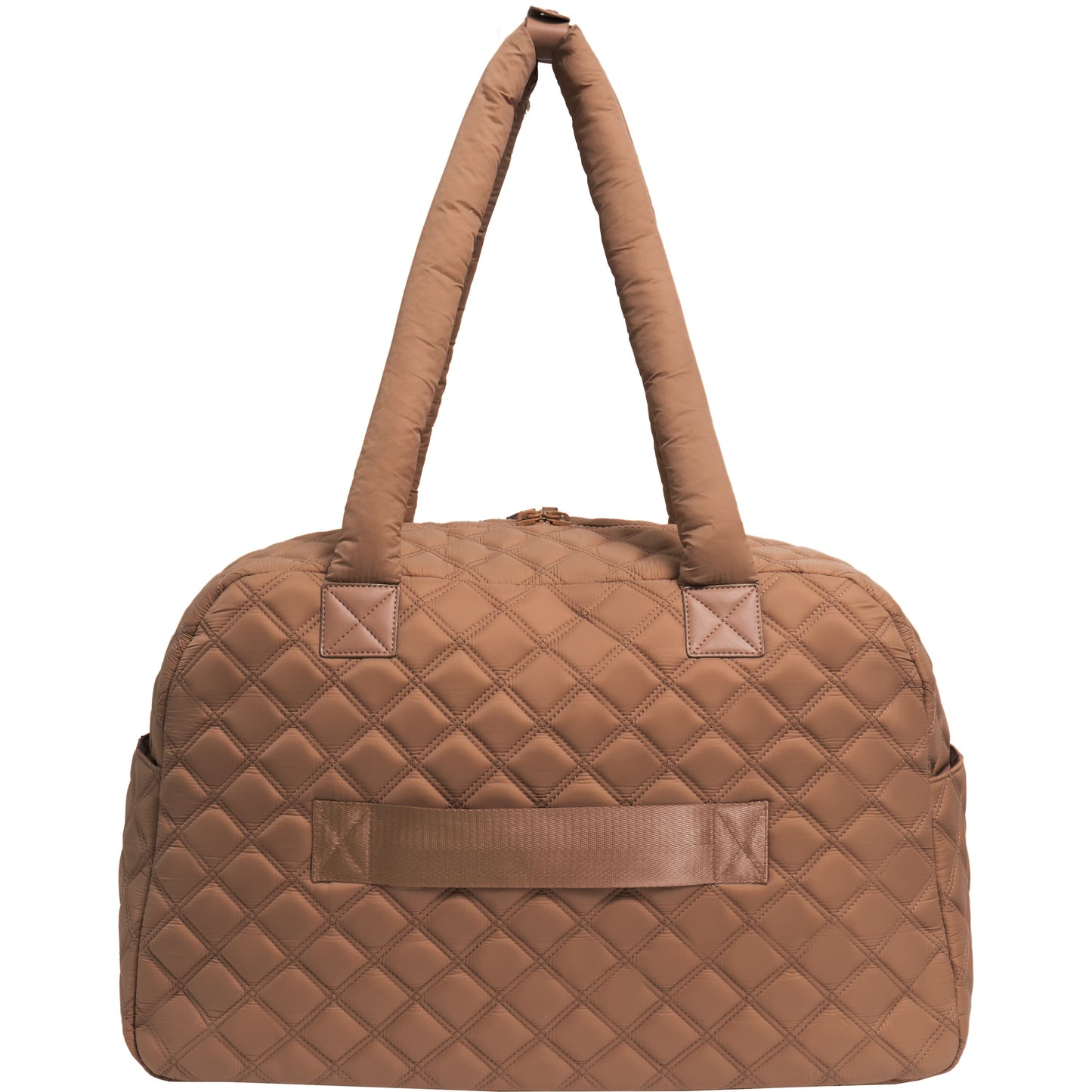 Joan & David Two Pocket Diamond Quilted 22 in. Duffel Bag