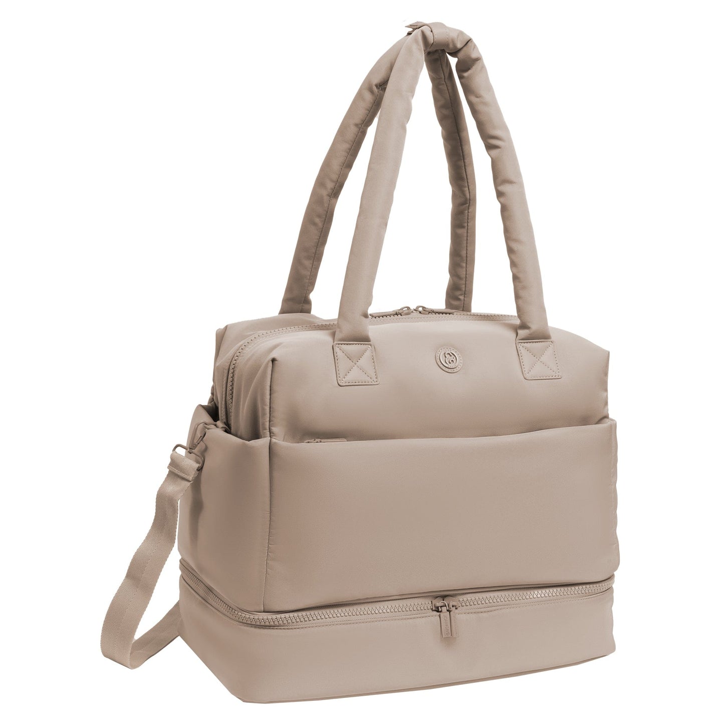 Joan & David The Lainey Sport Nylon Drop Bottom Duffel Bag