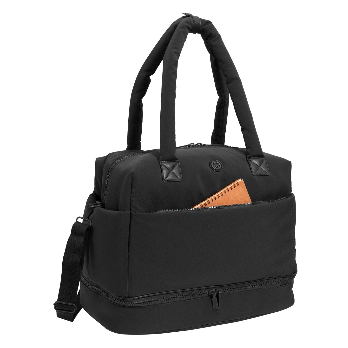 Joan & David The Lainey Sport Nylon Drop Bottom Duffel Bag