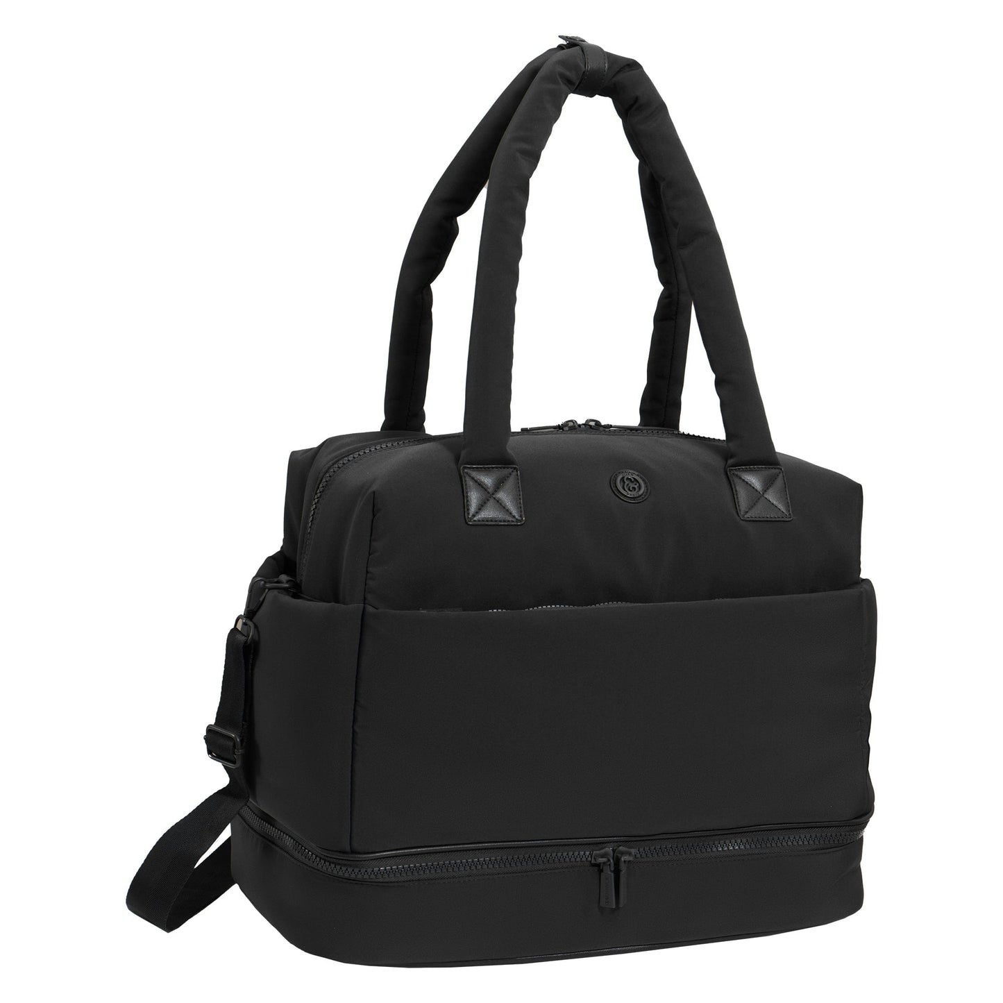 Joan & David The Lainey Sport Nylon Drop Bottom Duffel Bag