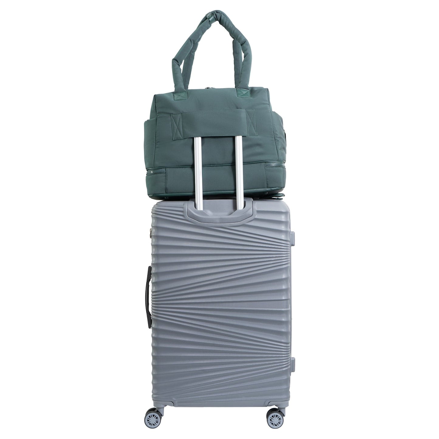 Joan & David The Lainey Sport Nylon Drop Bottom Duffel Bag