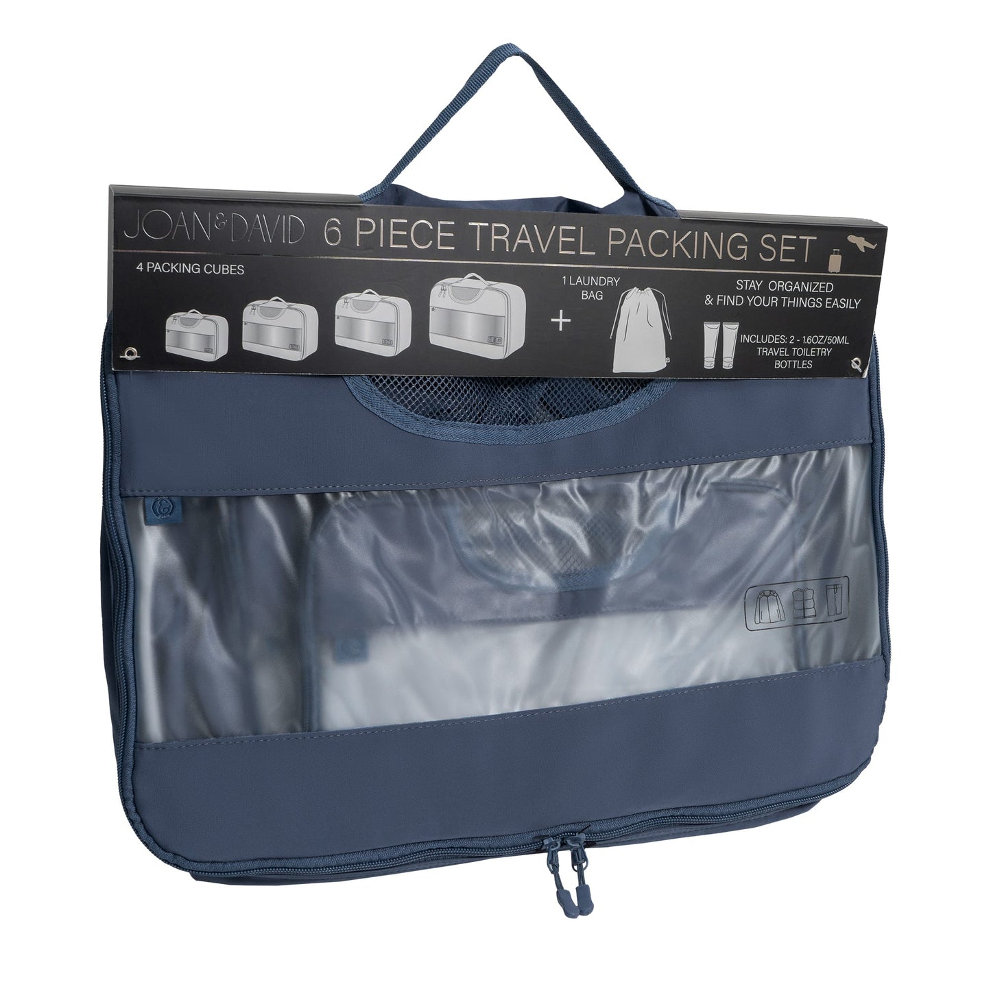 Joan & David 6 Piece Travel Packing Cube Set