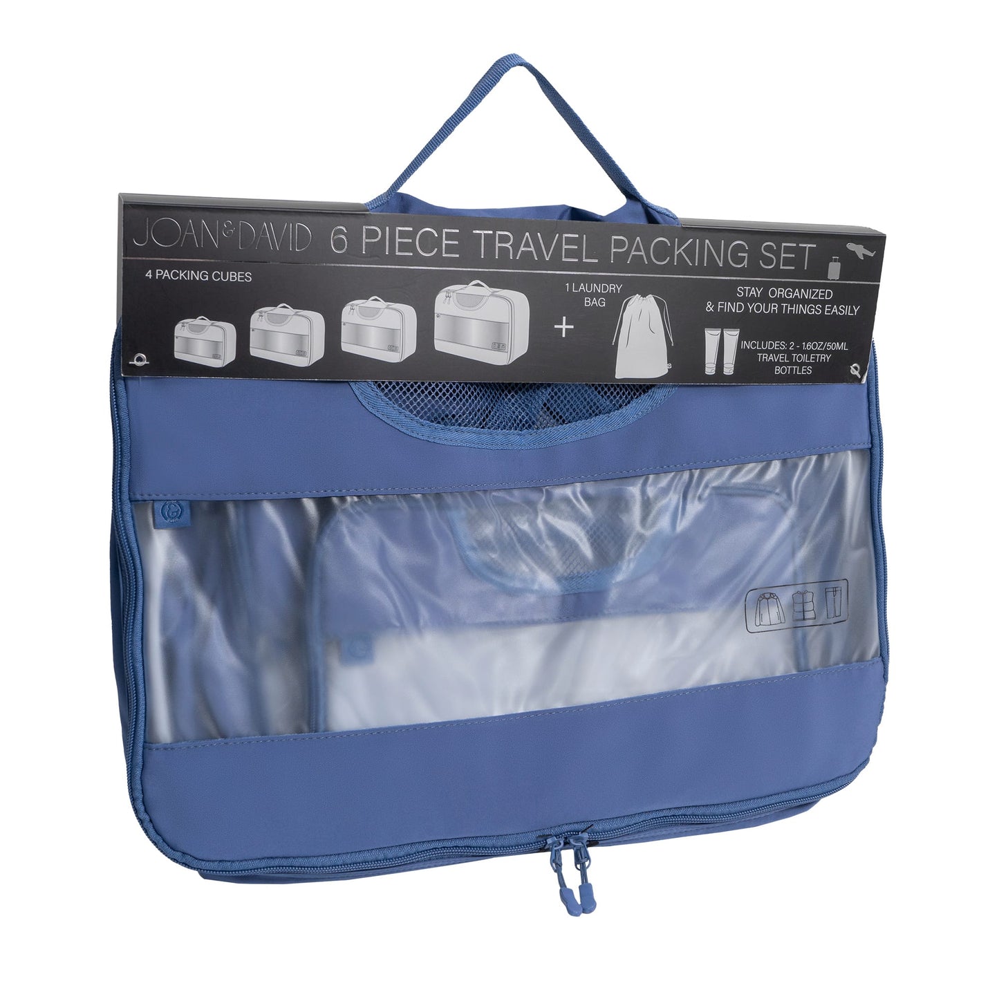 Joan & David 6 Piece Travel Packing Cube Set