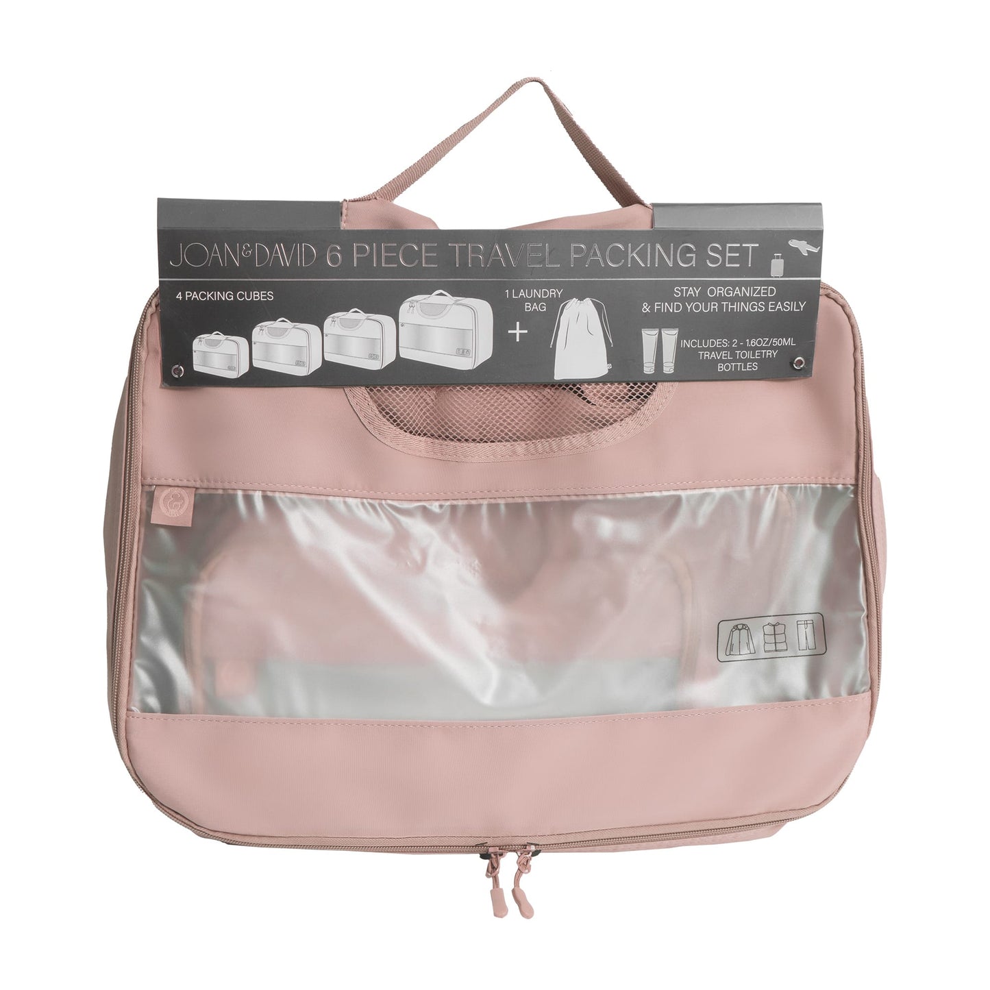 Joan & David 6 Piece Travel Packing Cube Set