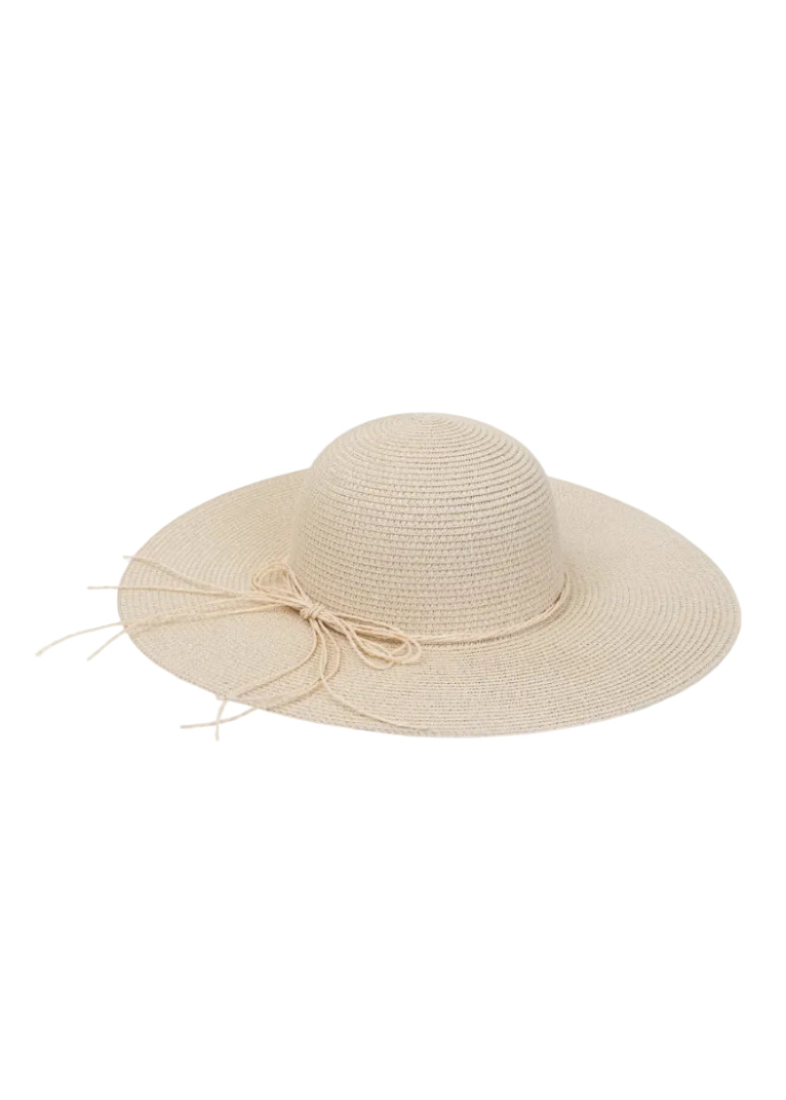 Max Studio Straw Bow Floppy