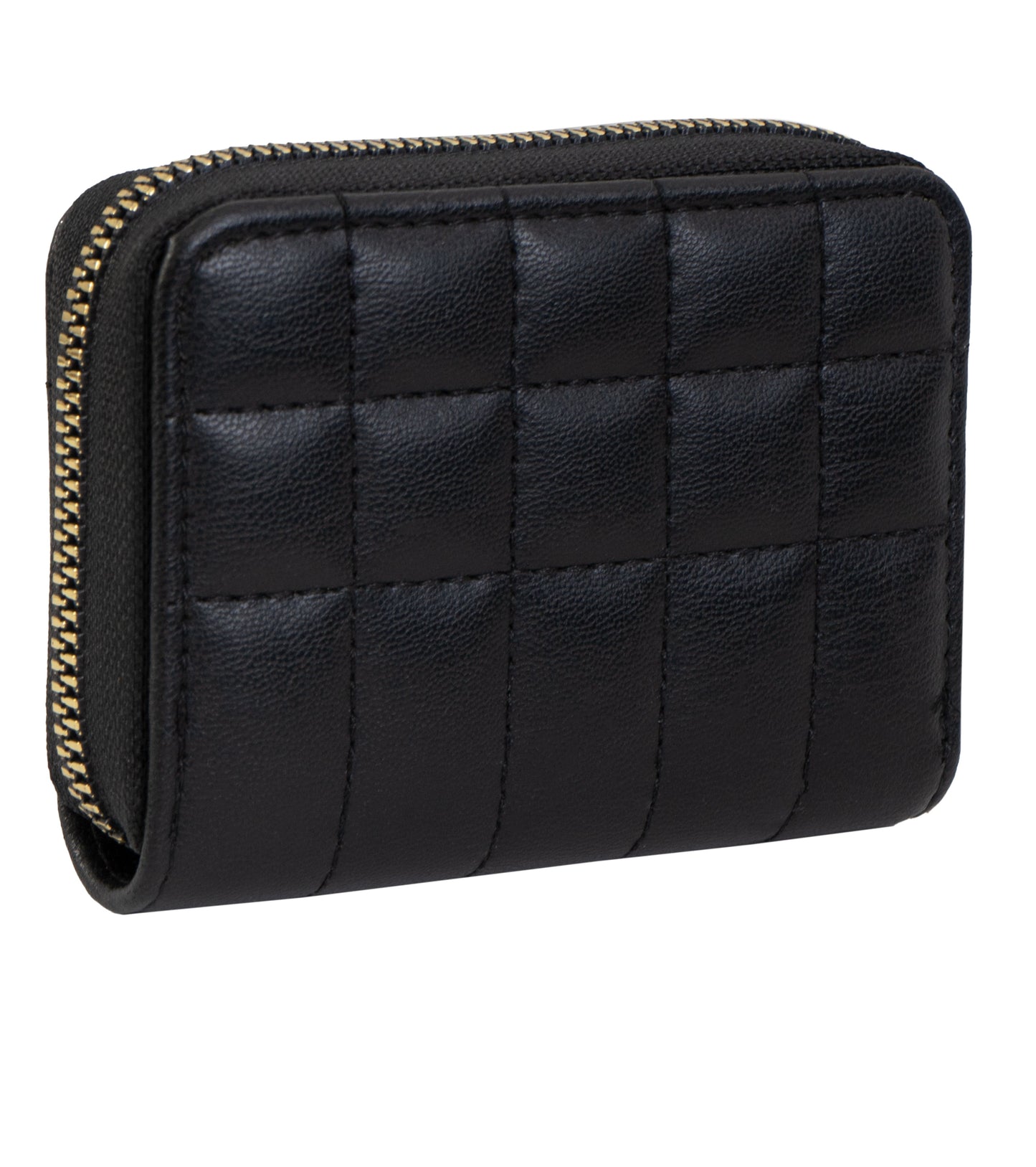 Rebecca & Rifka Smooth Boxed Quilt Medallion Zip Accordion Wallet