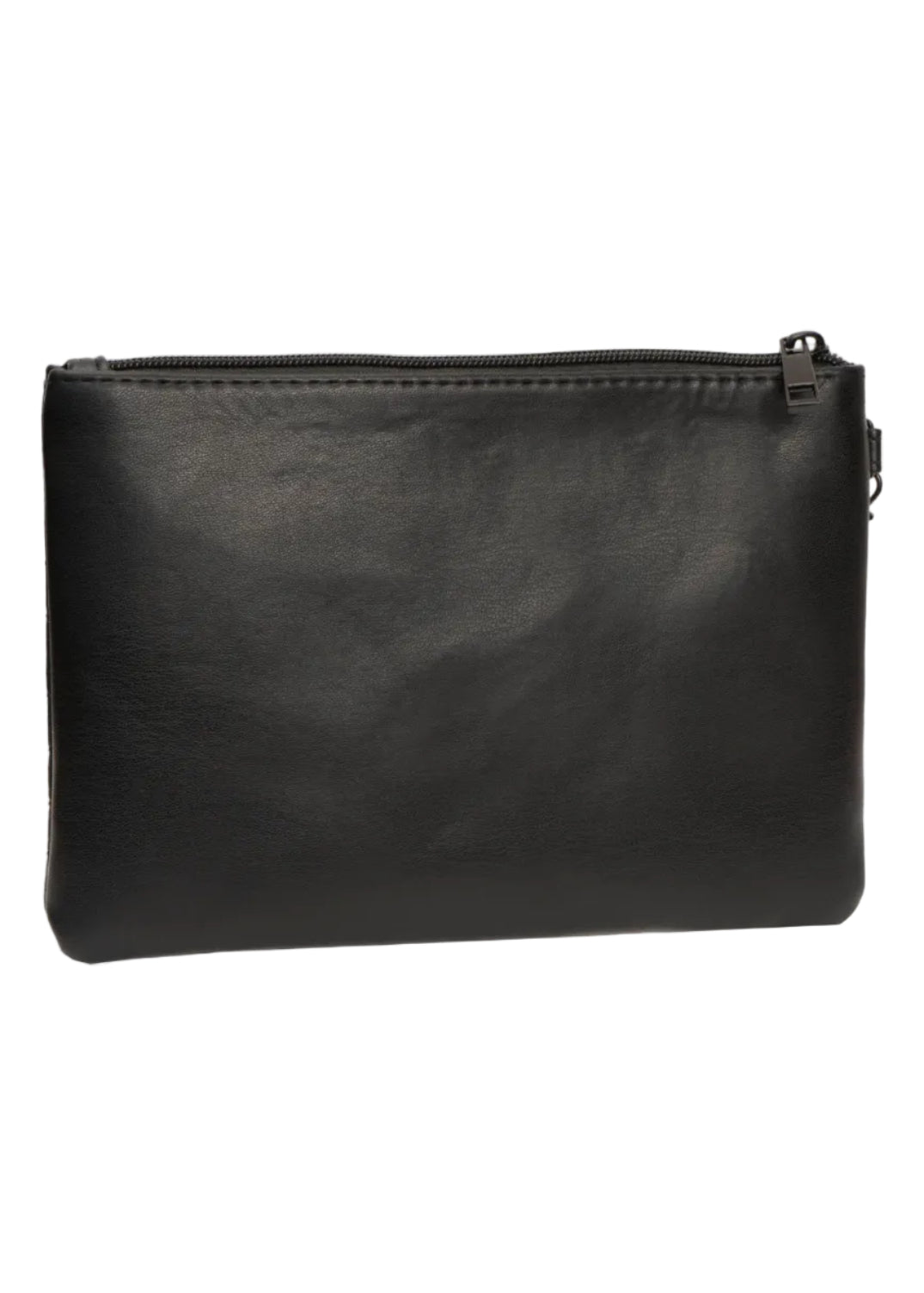 Rebecca & Rifka Smooth Abstract Tubular Quilt Medallion Zip Wristlet