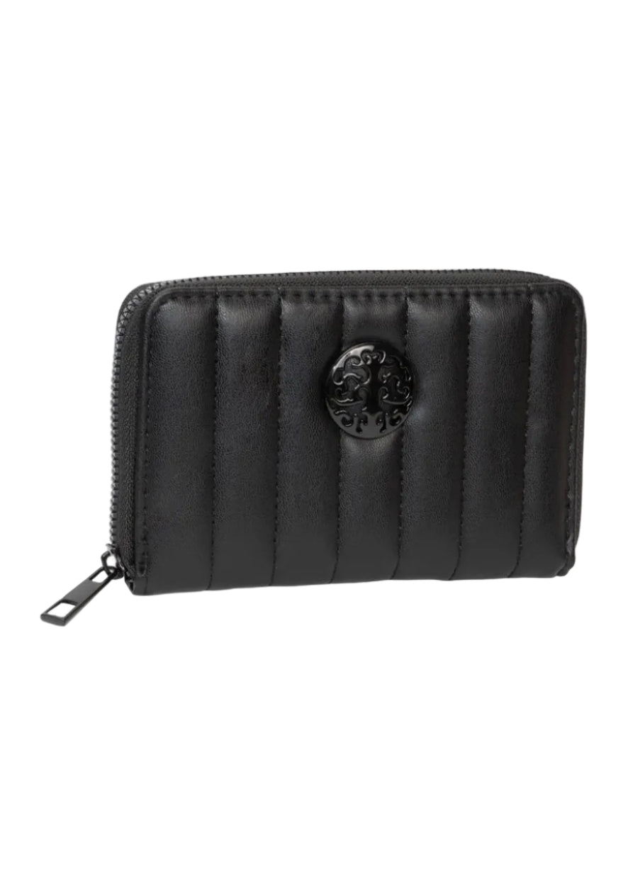 Rebecca & Rifka Smooth Tubular Quilt Medallion Zip Indexer Wallet