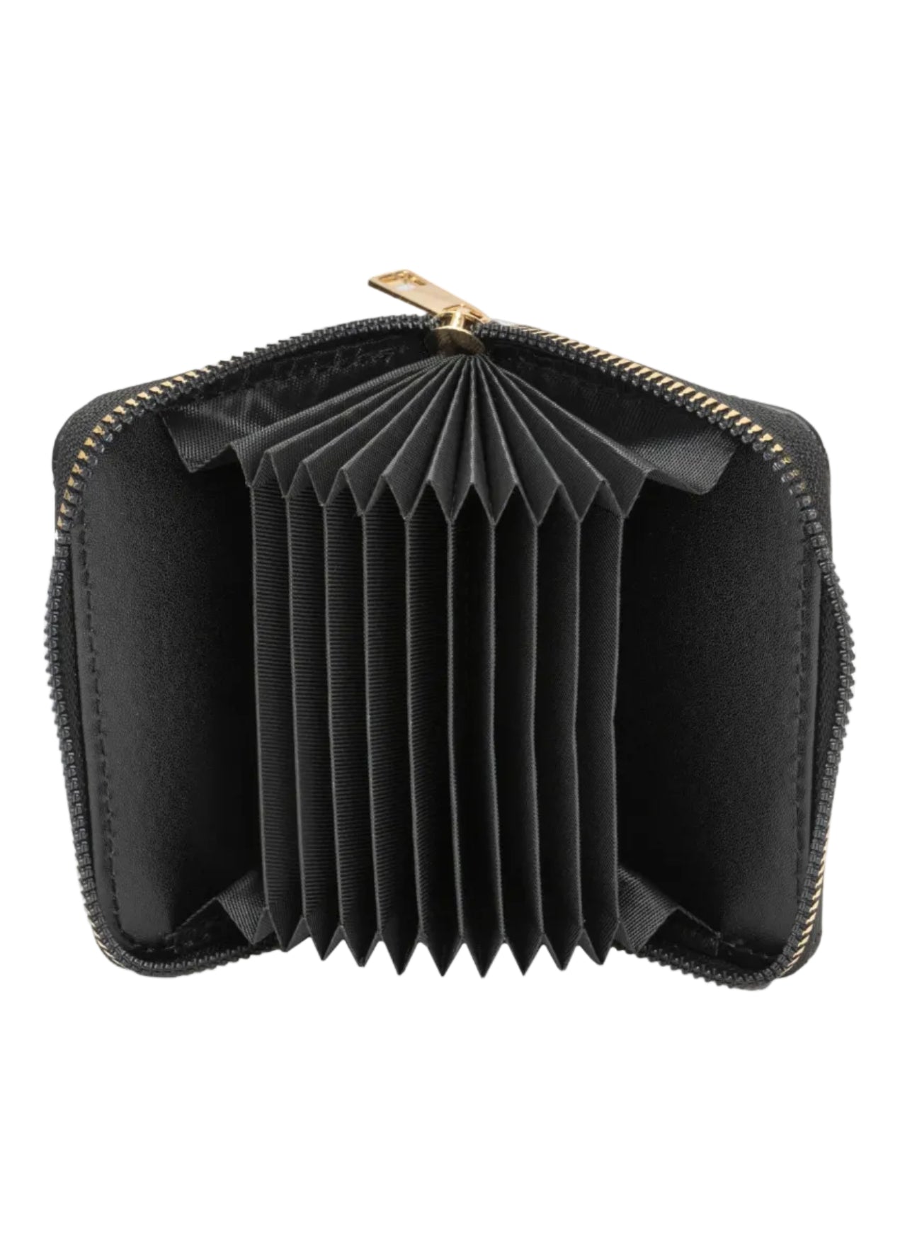Rebecca & Rifka Smooth Diamond Quilt Medallion Zip Accordion Wallet