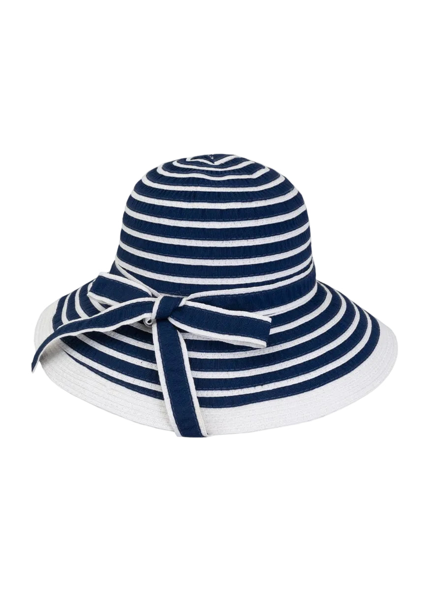 Magid Striped Cotton Foldable Bucket Hat