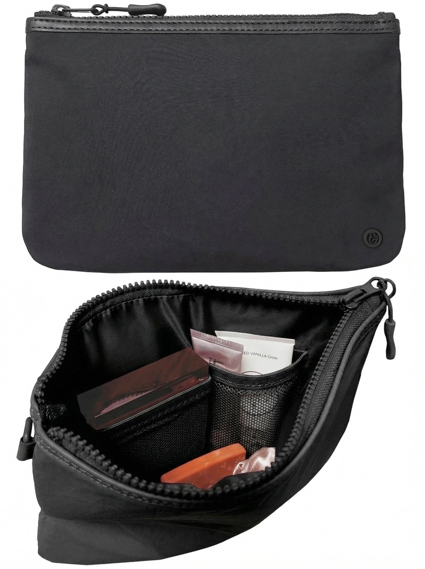 Joan & David The Hold-All Sport Nylon 4 Piece Set Wristlet Pouches, Card Case, Keychain Lanyard 4 Piece Set