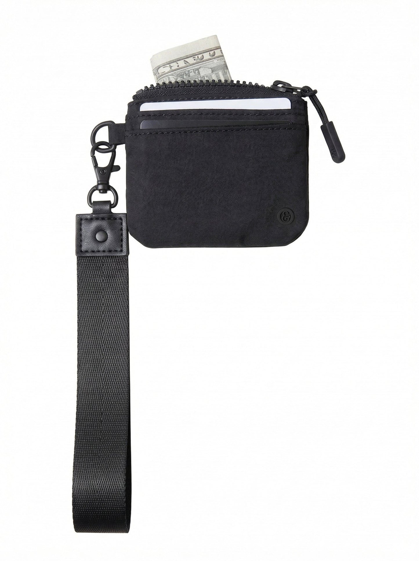 Joan & David The Hold-All Sport Nylon 4 Piece Set Wristlet Pouches, Card Case, Keychain Lanyard 4 Piece Set