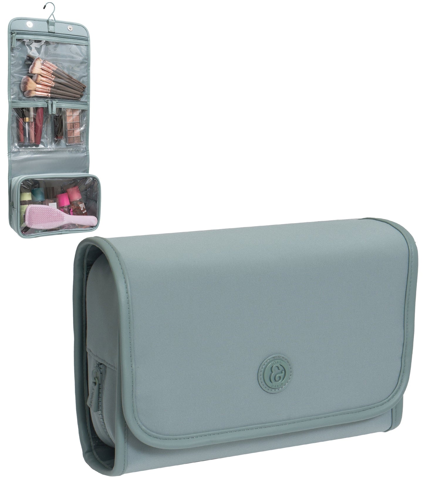 Joan & David High Density Sport Nylon Roll Hanging Toiletry Organizer Bag
